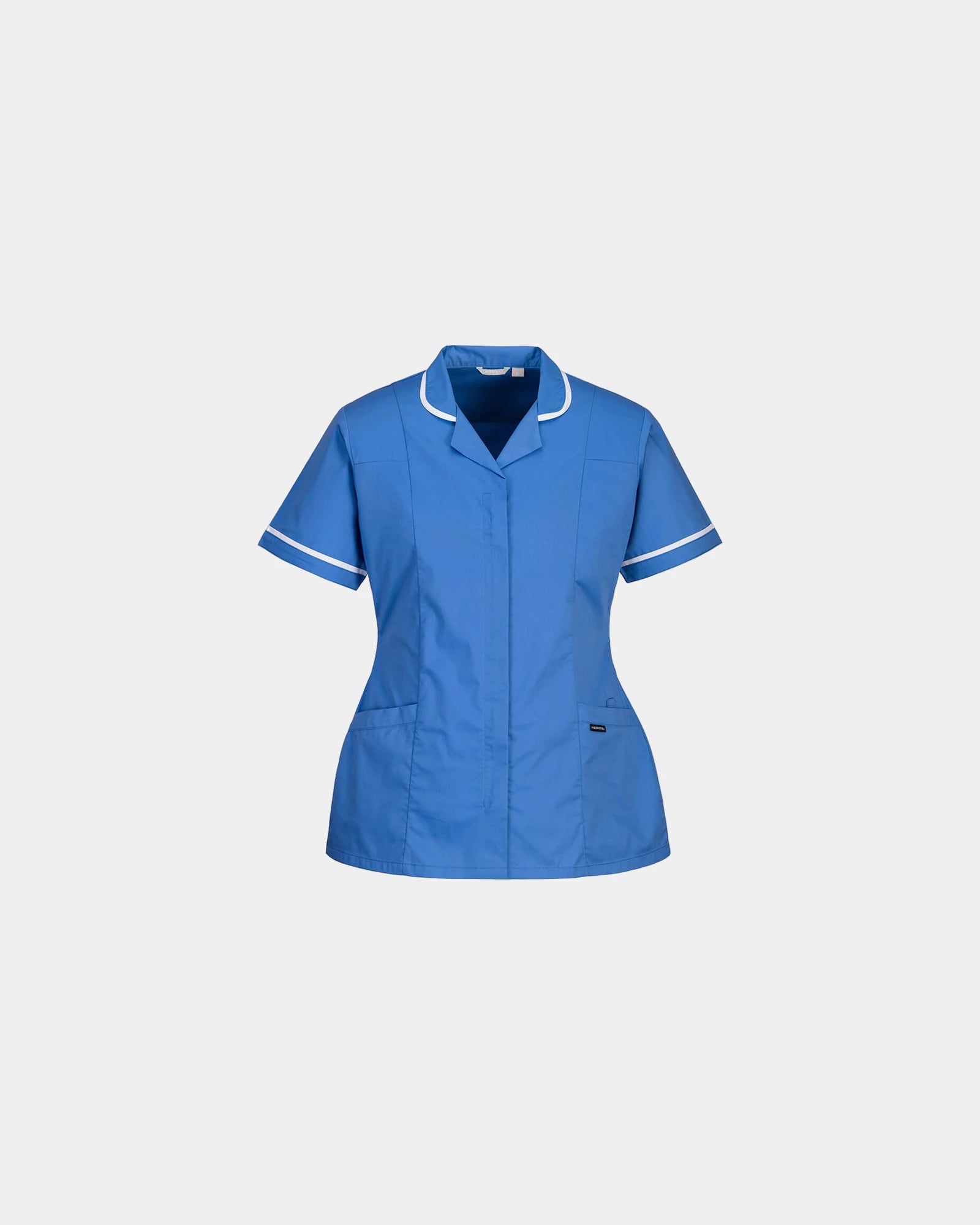Custom stretch polyester tunic - Gris Clair Chiné