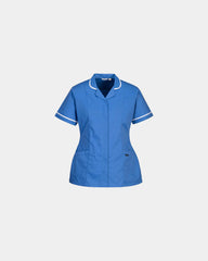 Custom stretch polyester tunic - Gris Clair Chiné