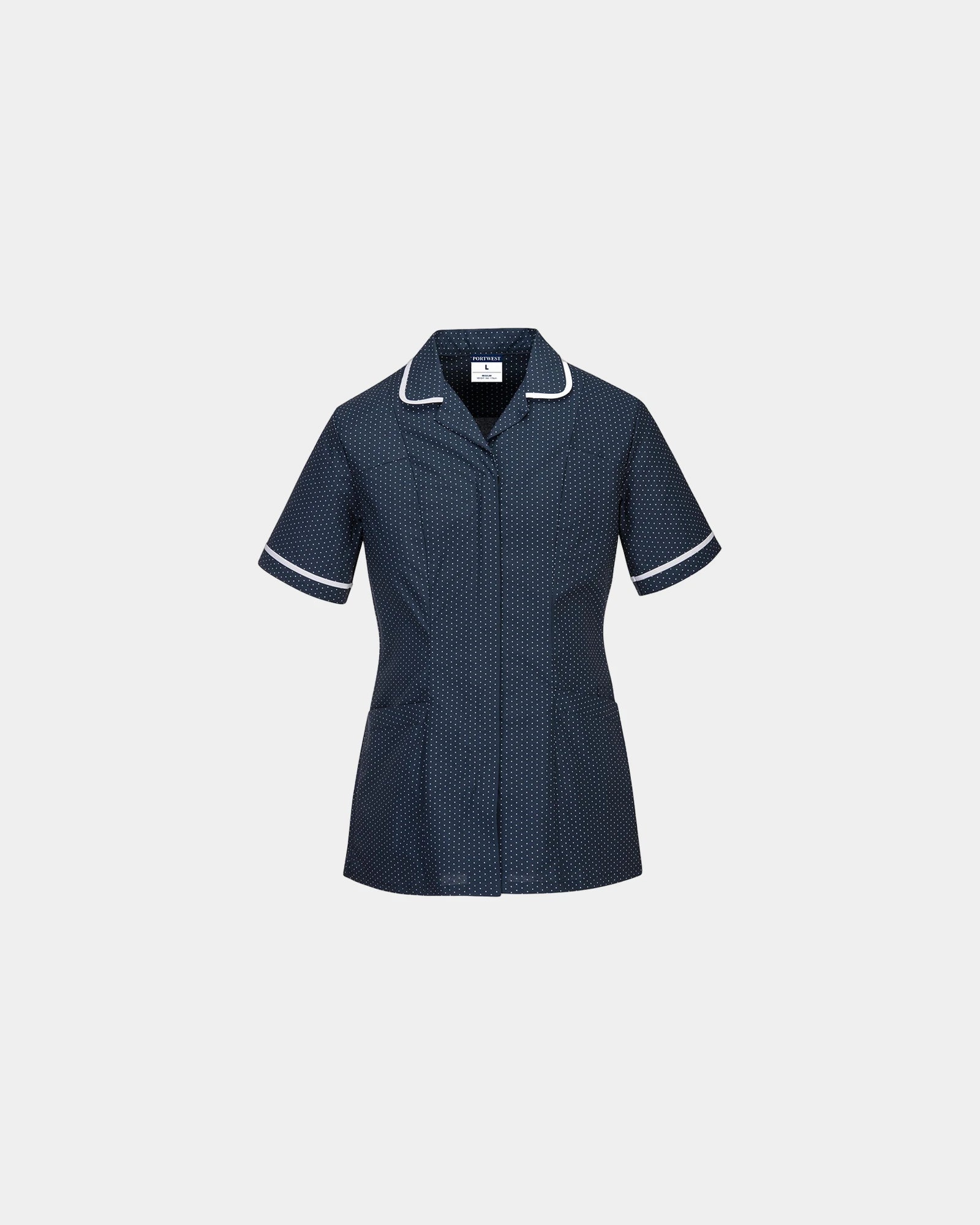 Promotional stretch tunic for home 65% polyester - Navy