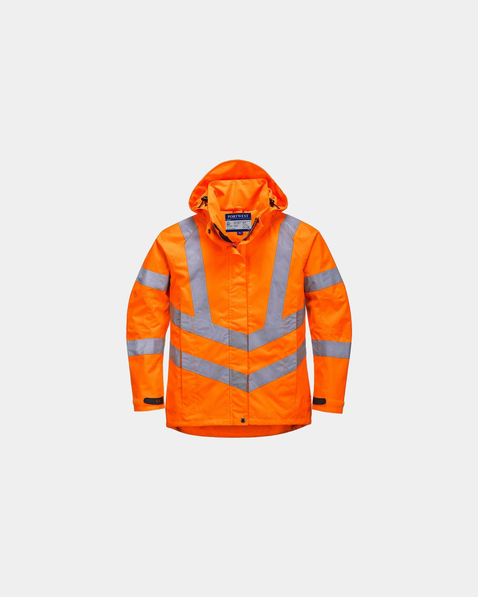 Promotional breathable women's Hi-Vis parka - Orange