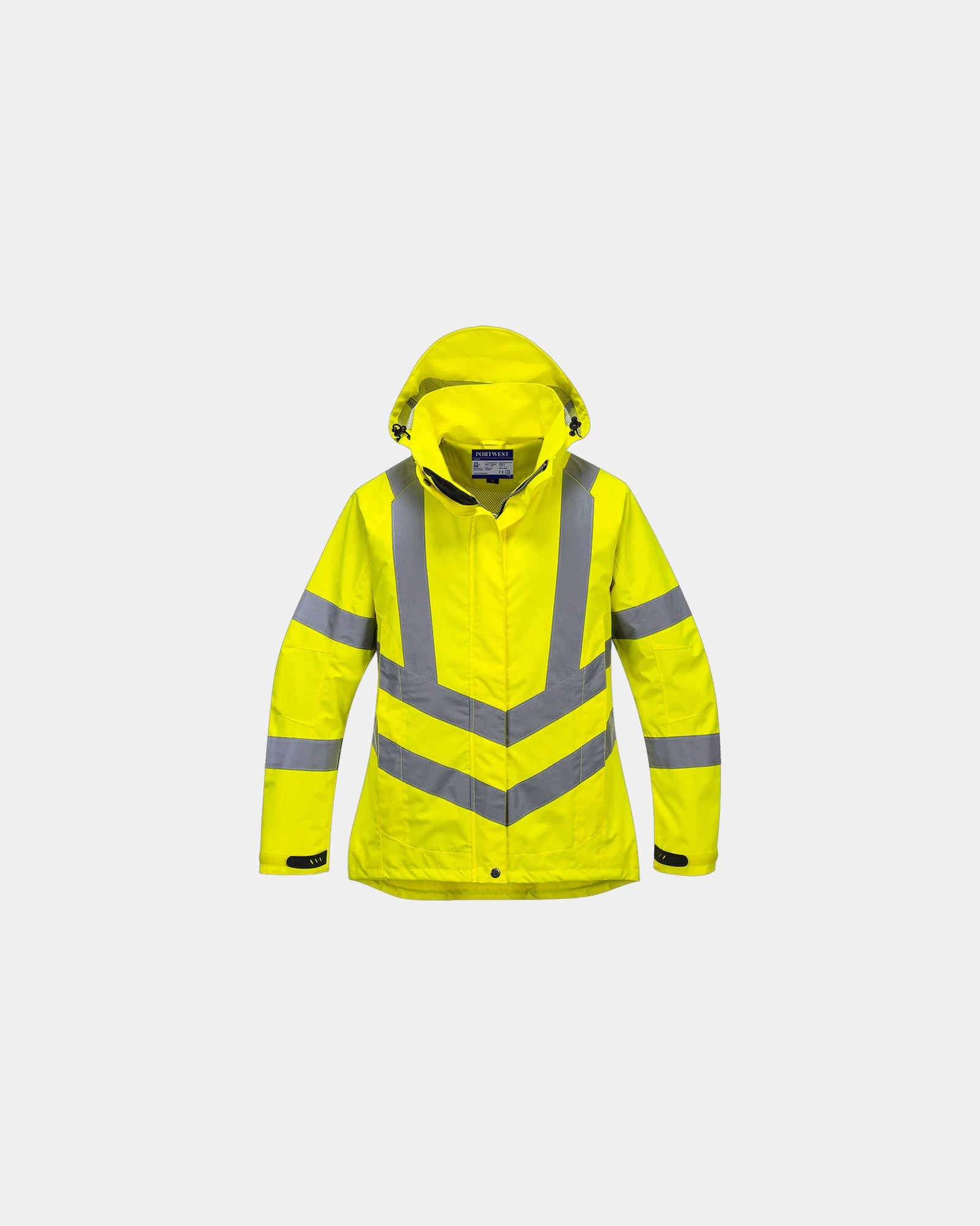 Promotional breathable women's Hi-Vis parka - Yellow