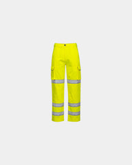 Promotional high-visibility women's pants - Yellow