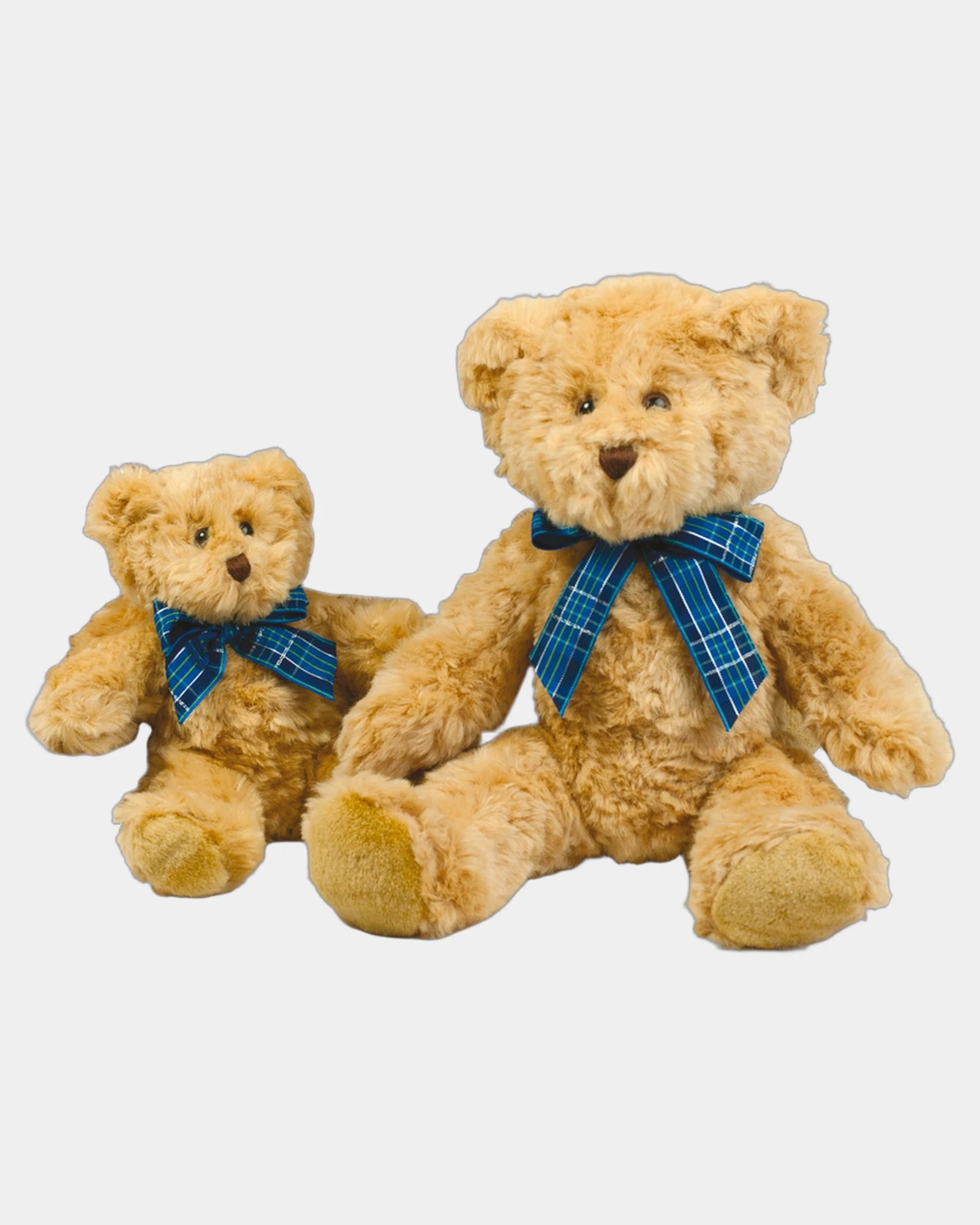 Custom light brown teddy bear plush toy with ribbon - 3