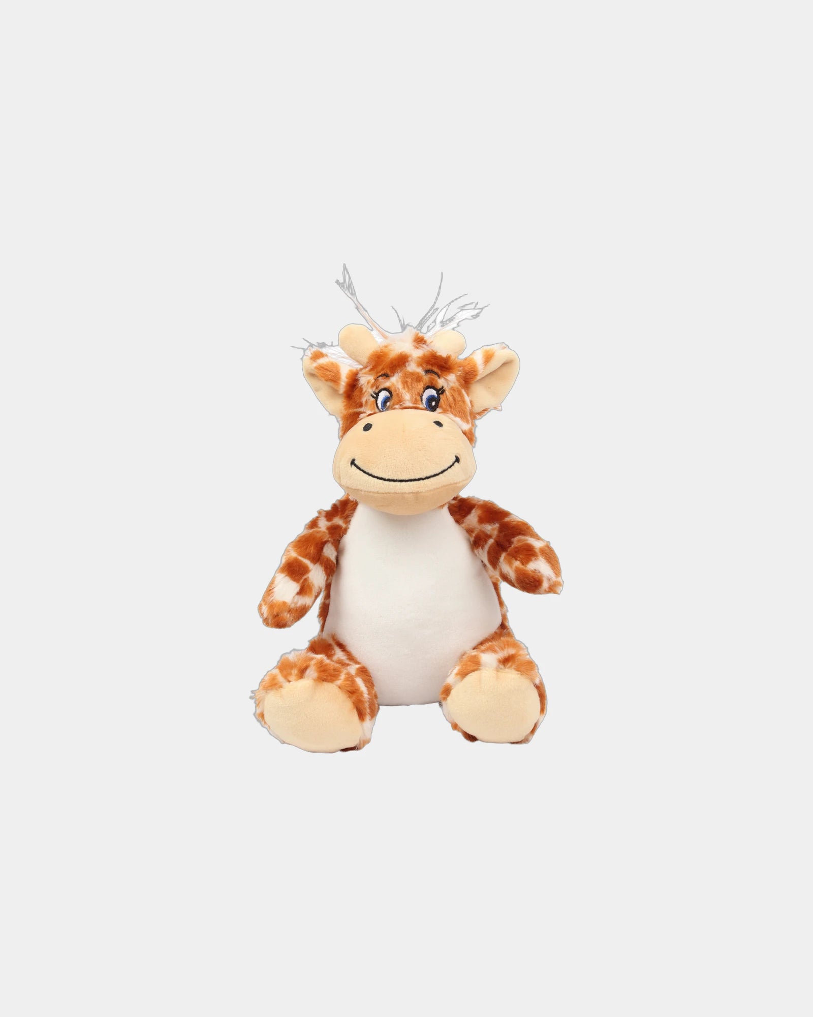 Custom polyester plush toy print me soft belly - Giraffe