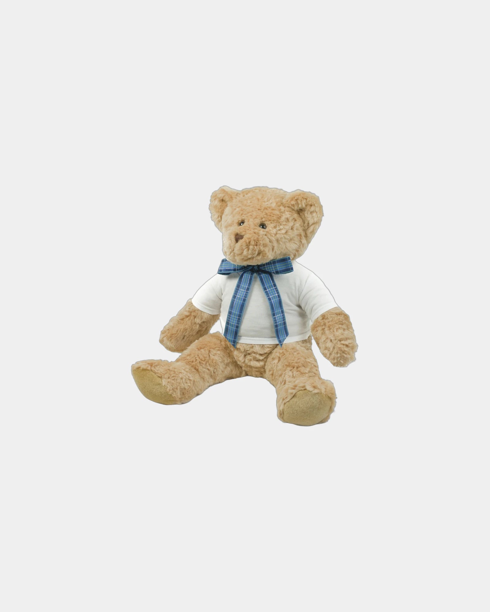 Custom cotton teddy t-shirt for plush toys - White