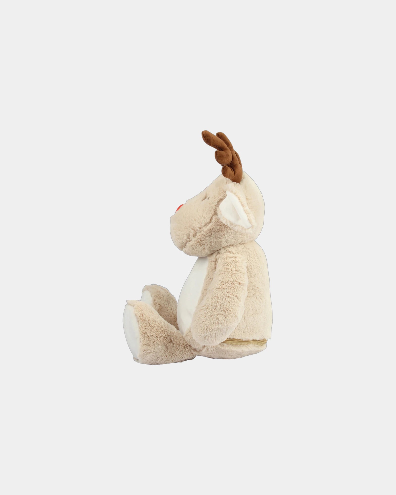 Custom zippered polyester reindeer plush toy 46 cm - 2