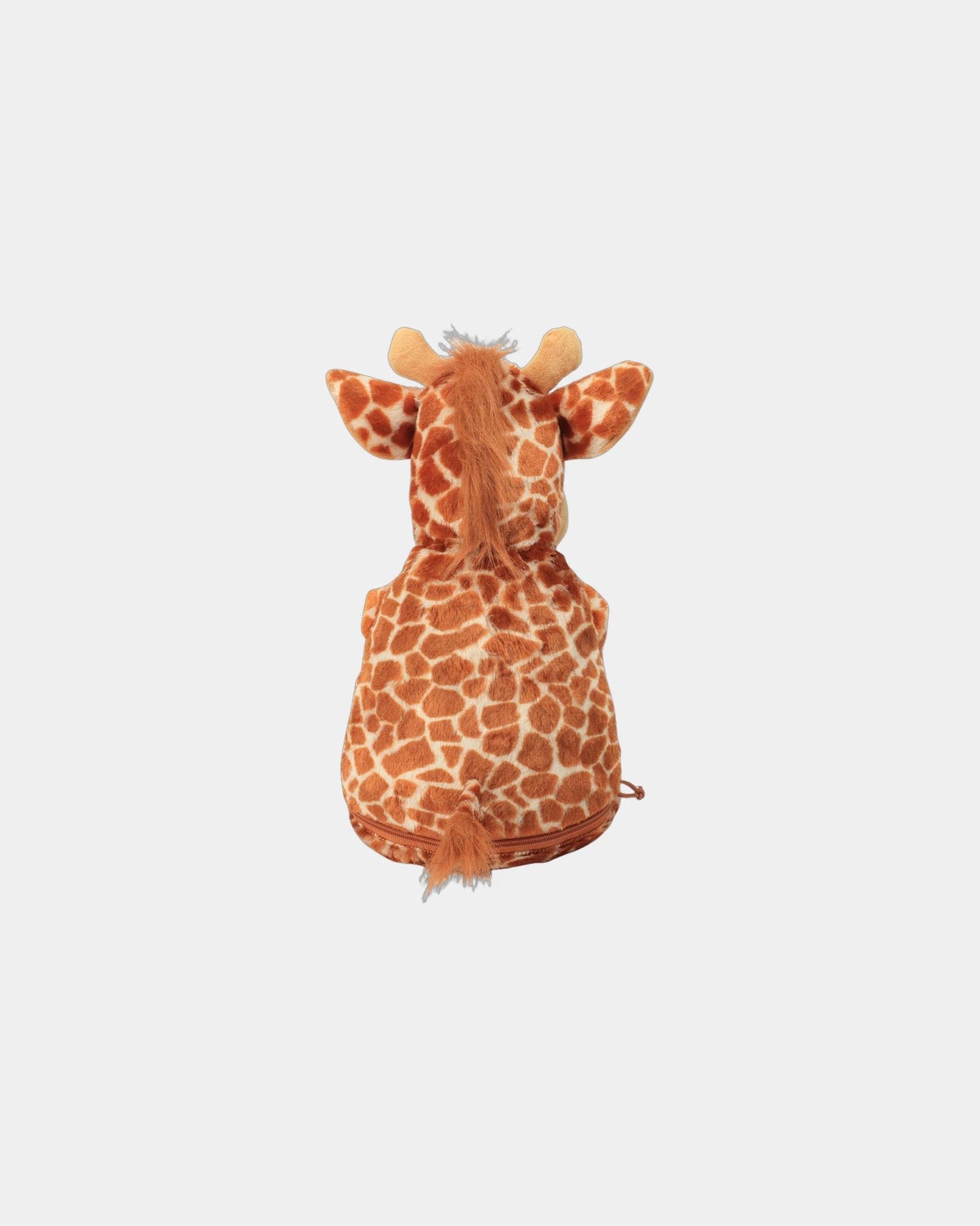 Custom polyester zippered giraffe plush toy - 1
