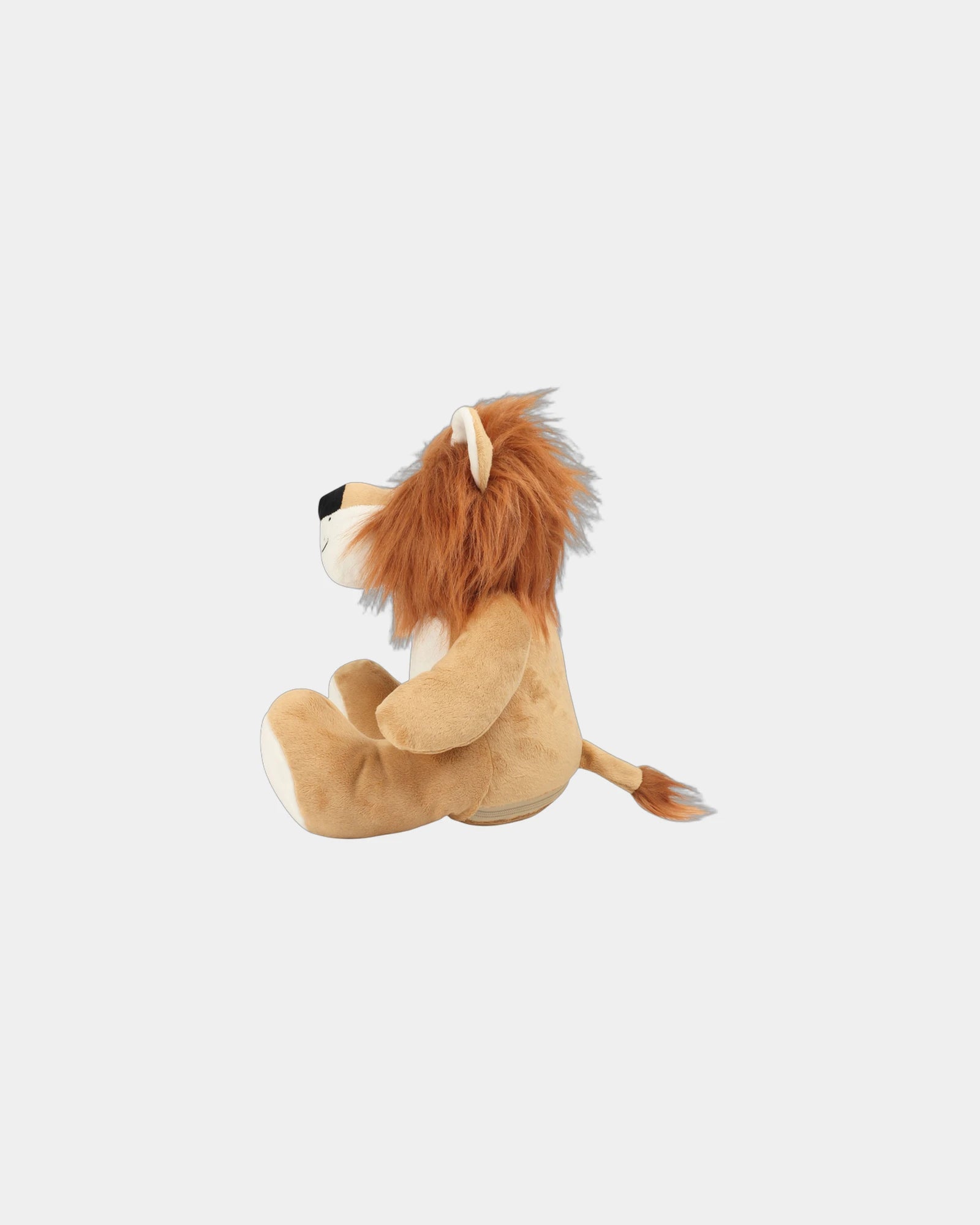 Custom zippered polyester lion plush toy - 2