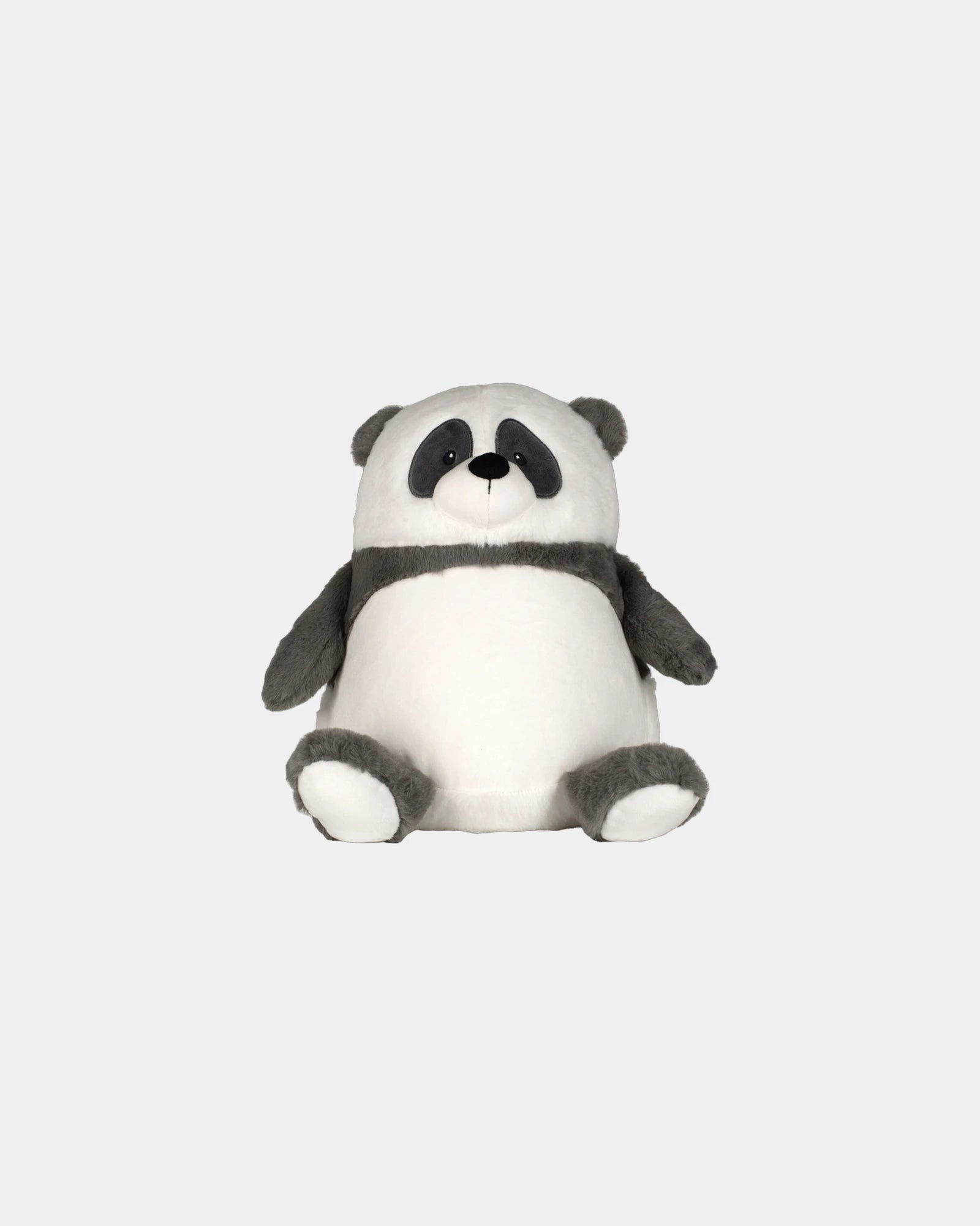 Custom embroidered panda plush toy for kids - Grey/White