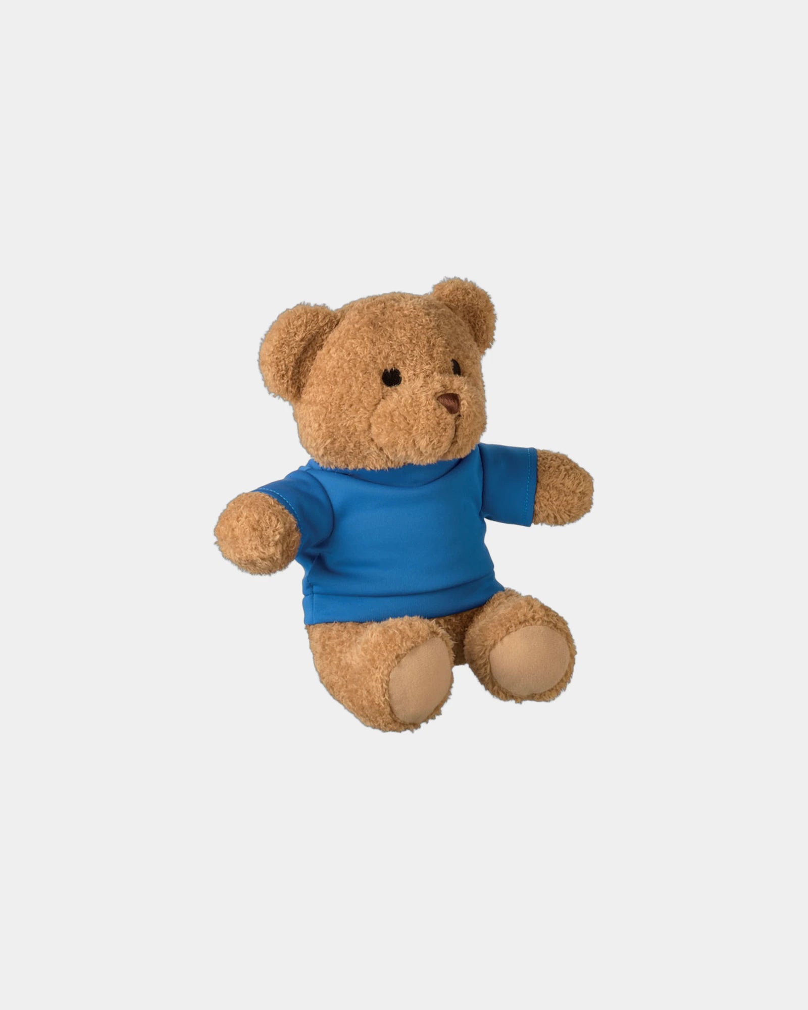Custom plush teddy bear with t-shirt 23cm Jackie - Blue