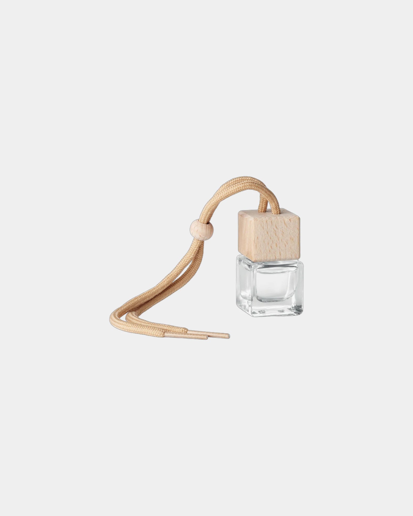 Custom glass car air freshener 5ml refillable diffuser - Wood