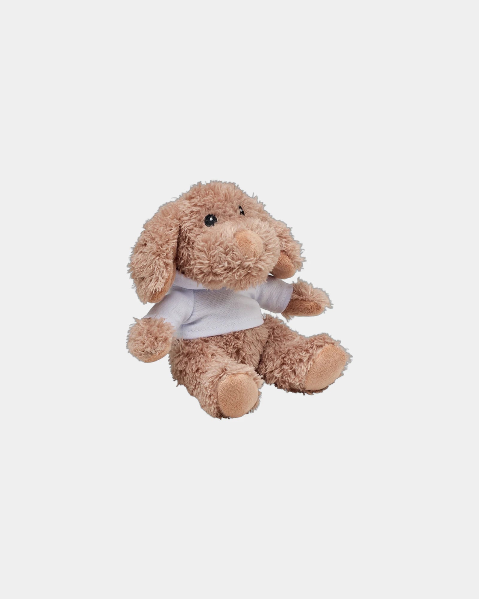Custom plush dog with hoodie sweater toy - White