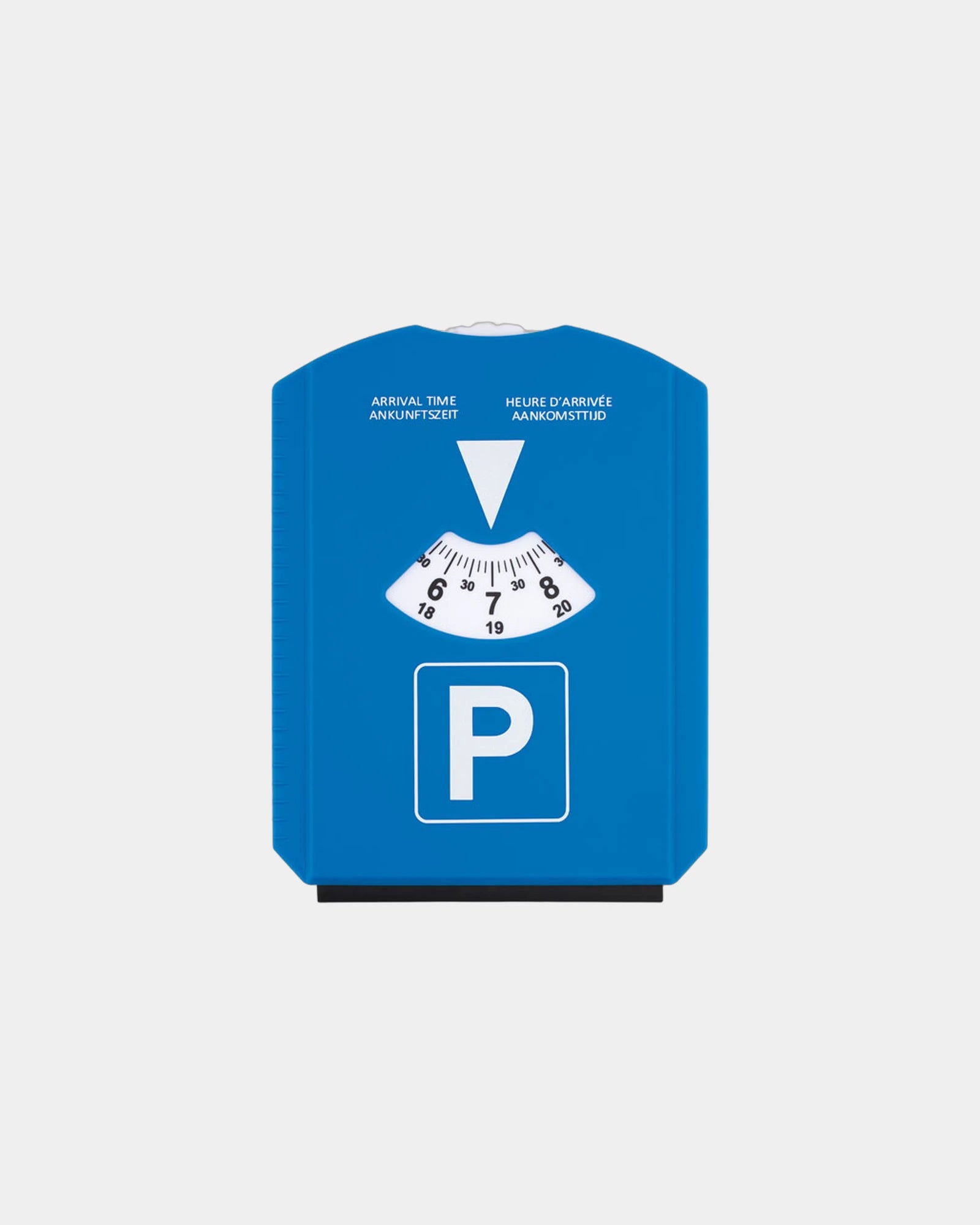 Custom parking disc scraper for car windshields - Blue