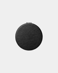 Custom PU round pocket mirror with magnetic closure - 2