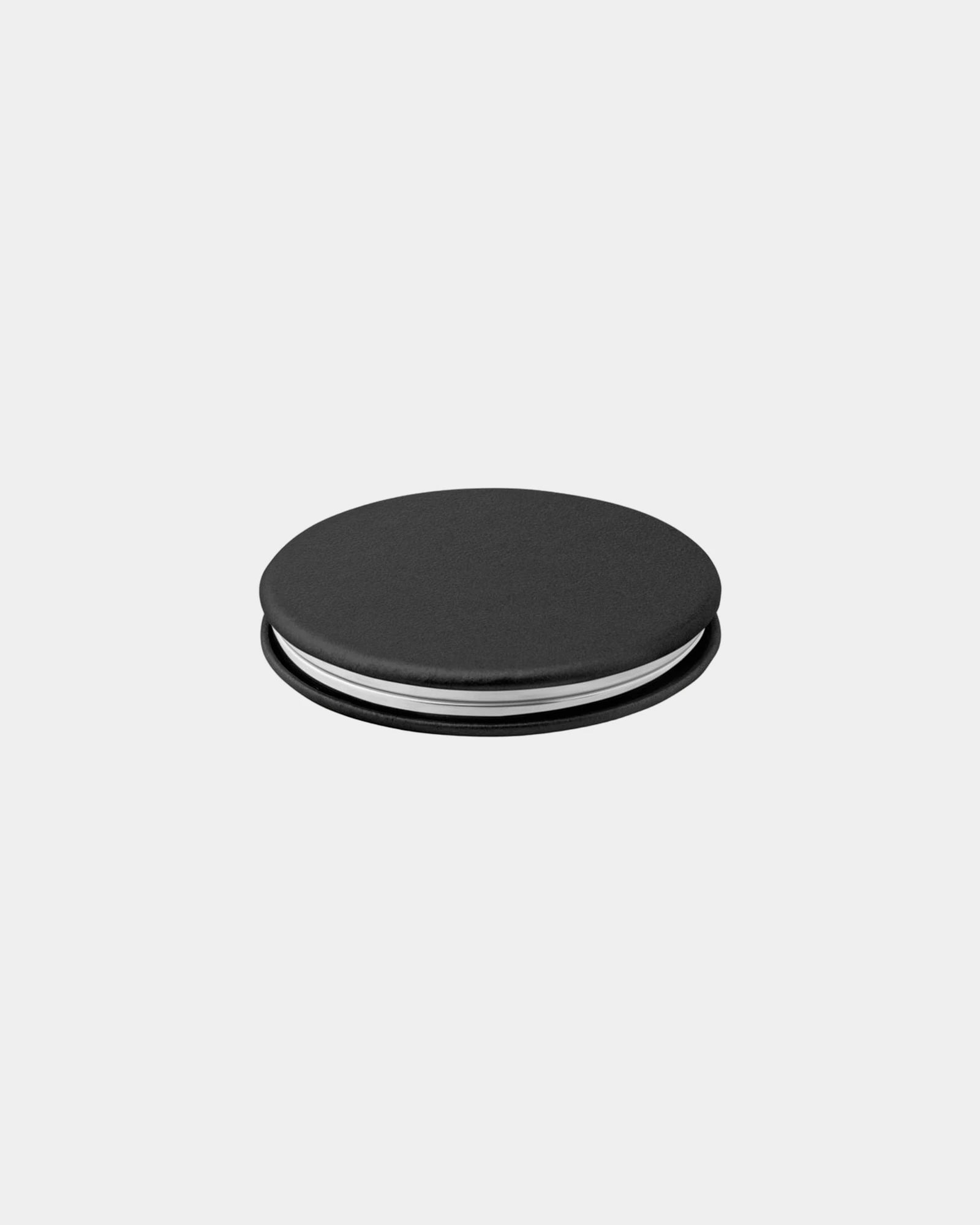 Custom PU round pocket mirror with magnetic closure - 1