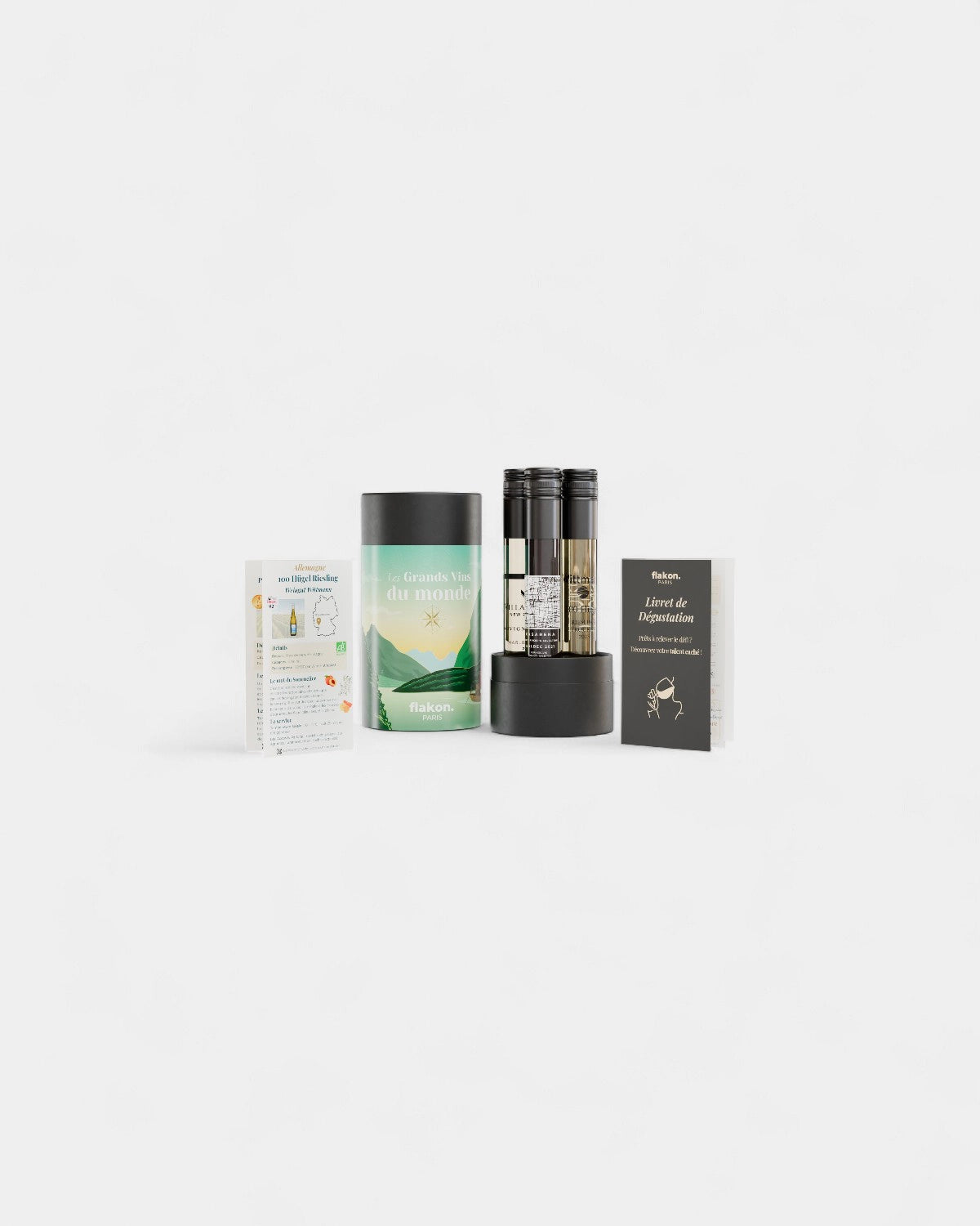 Tasting set 4 customizable wine bottles - 13
