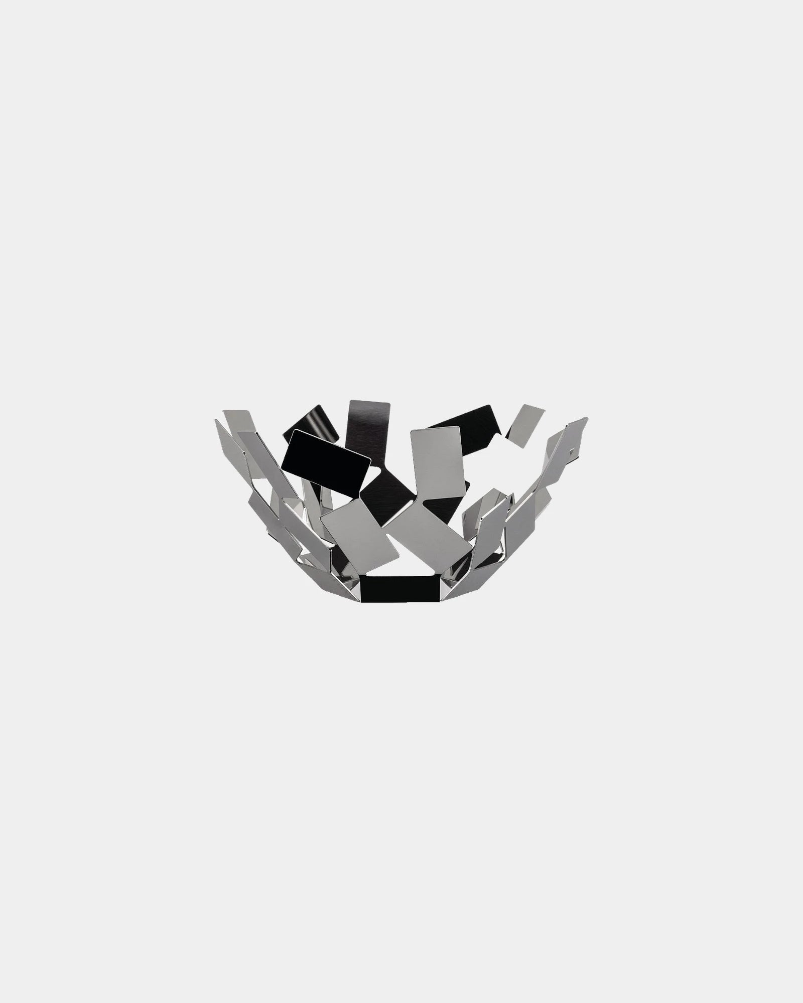 Custom stainless steel fruit holder Alessi La Stanza - Gray