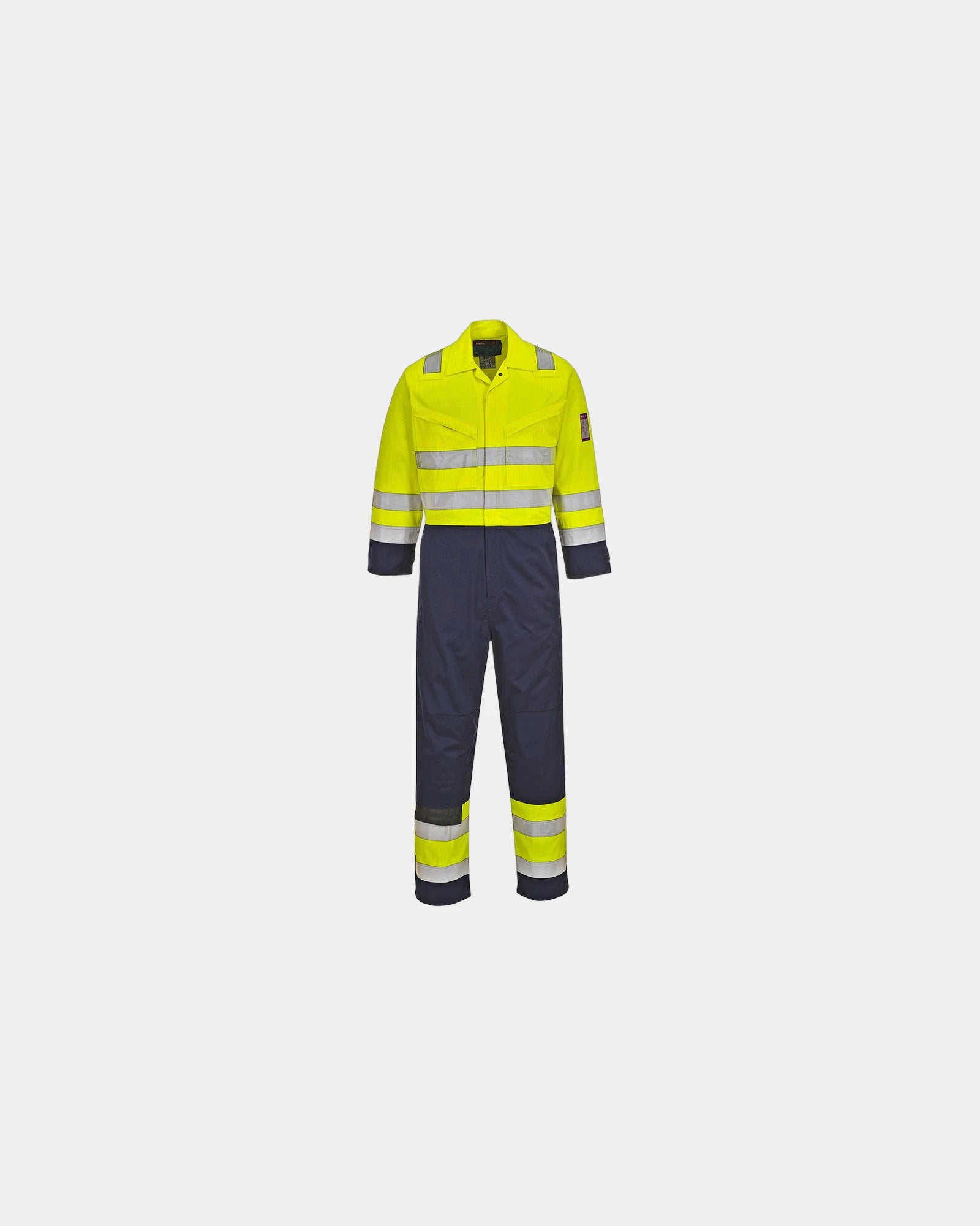 Promotional modacrylic HV ModaFlame coverall - Yellow-Navy