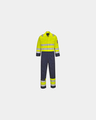 Promotional modacrylic HV ModaFlame coverall - Yellow-Navy