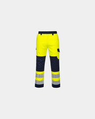 Promotional Modaflame trousers for industrial safety - Yellow-Navy