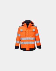 Promotional waterproof rain jacket - Orange
