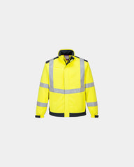 Promotional softshell jacket Modaflame Multi Norm - Yellow-Navy
