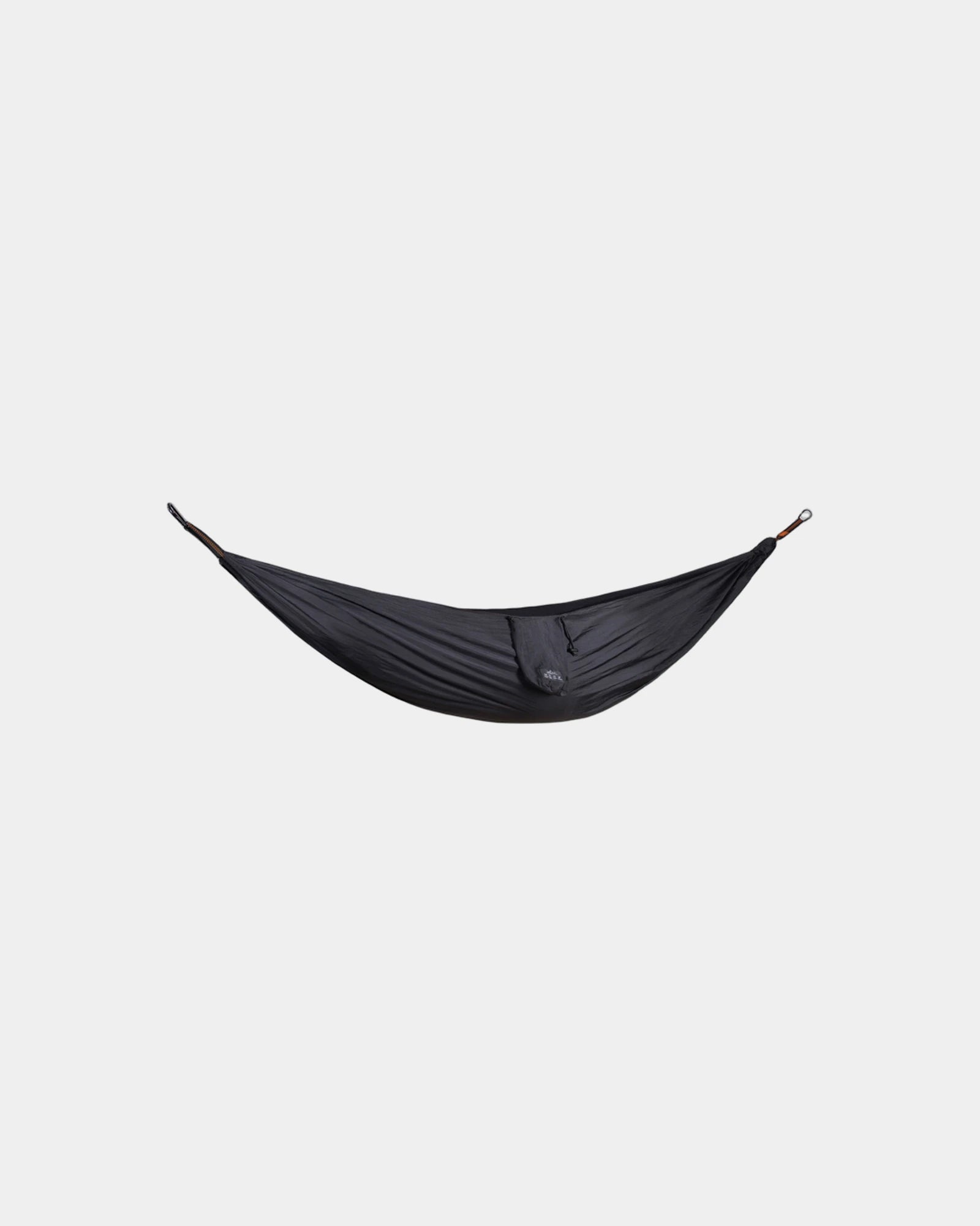 Hamac nylon recyclé 270 x 140 cm à personnaliser - Noir