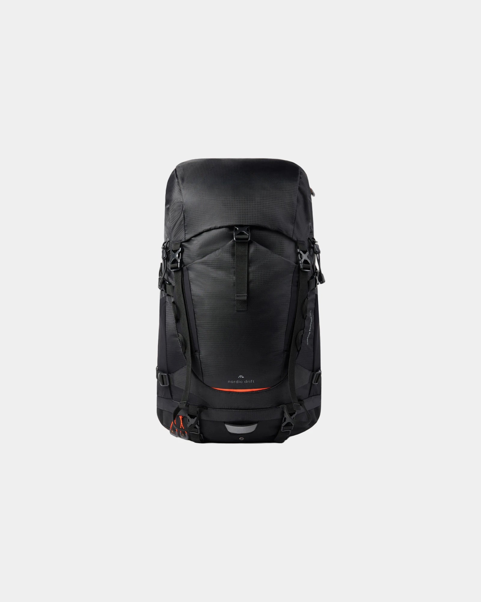 Custom rPET 33L backpack Nordic Drift Trail - Black