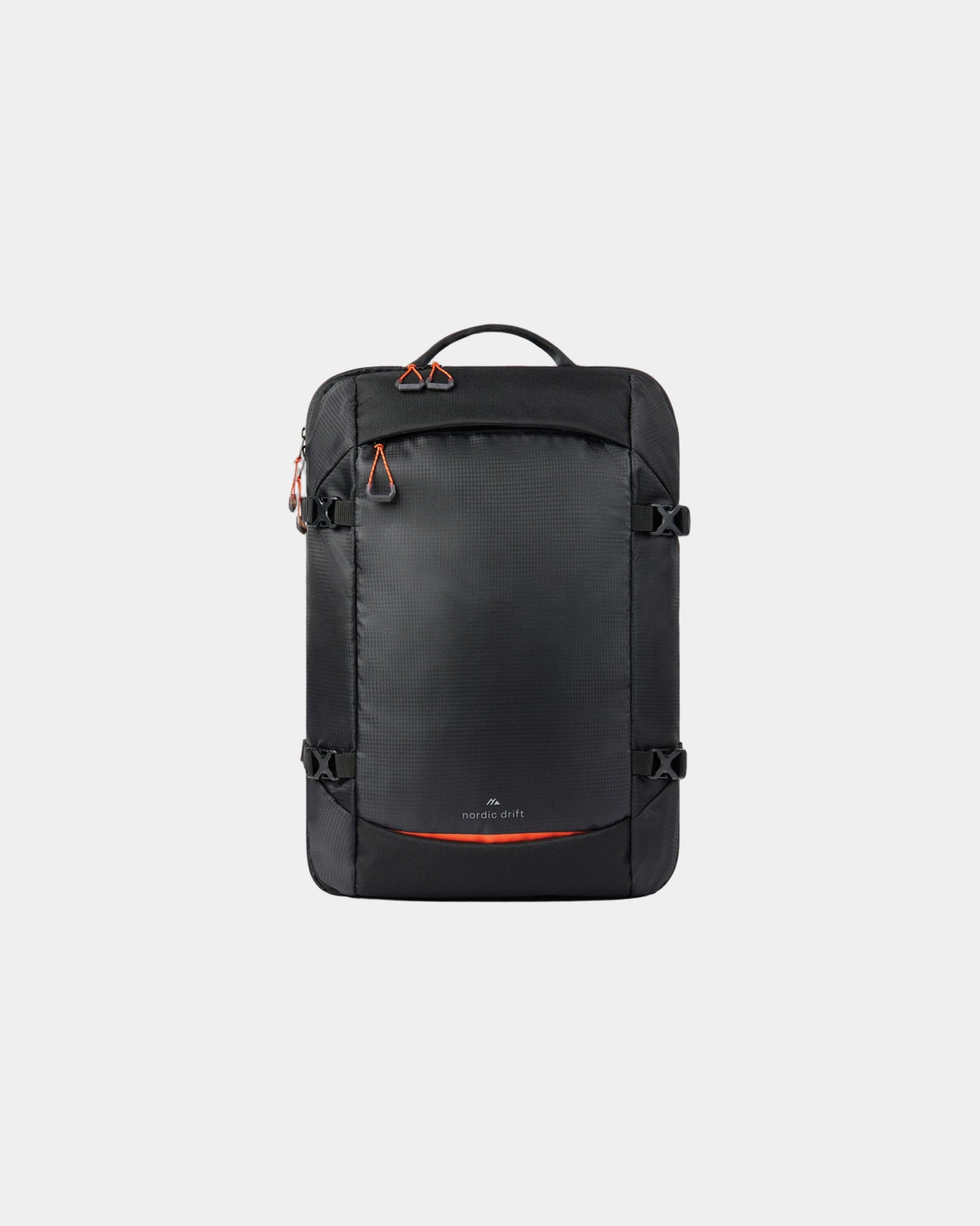 Custom rPET 25L travel backpack - Black