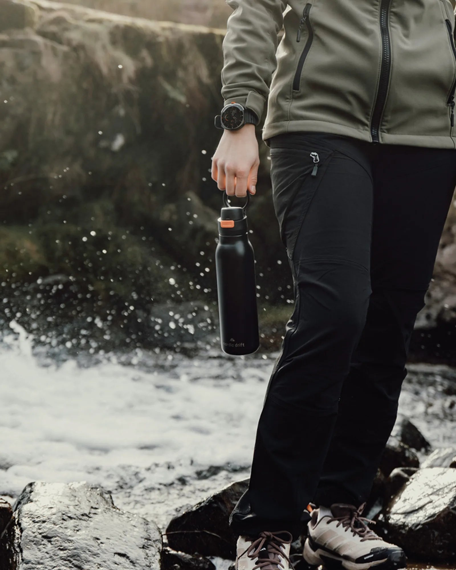 Promotional recycled stainless steel water bottle 750ml - 5