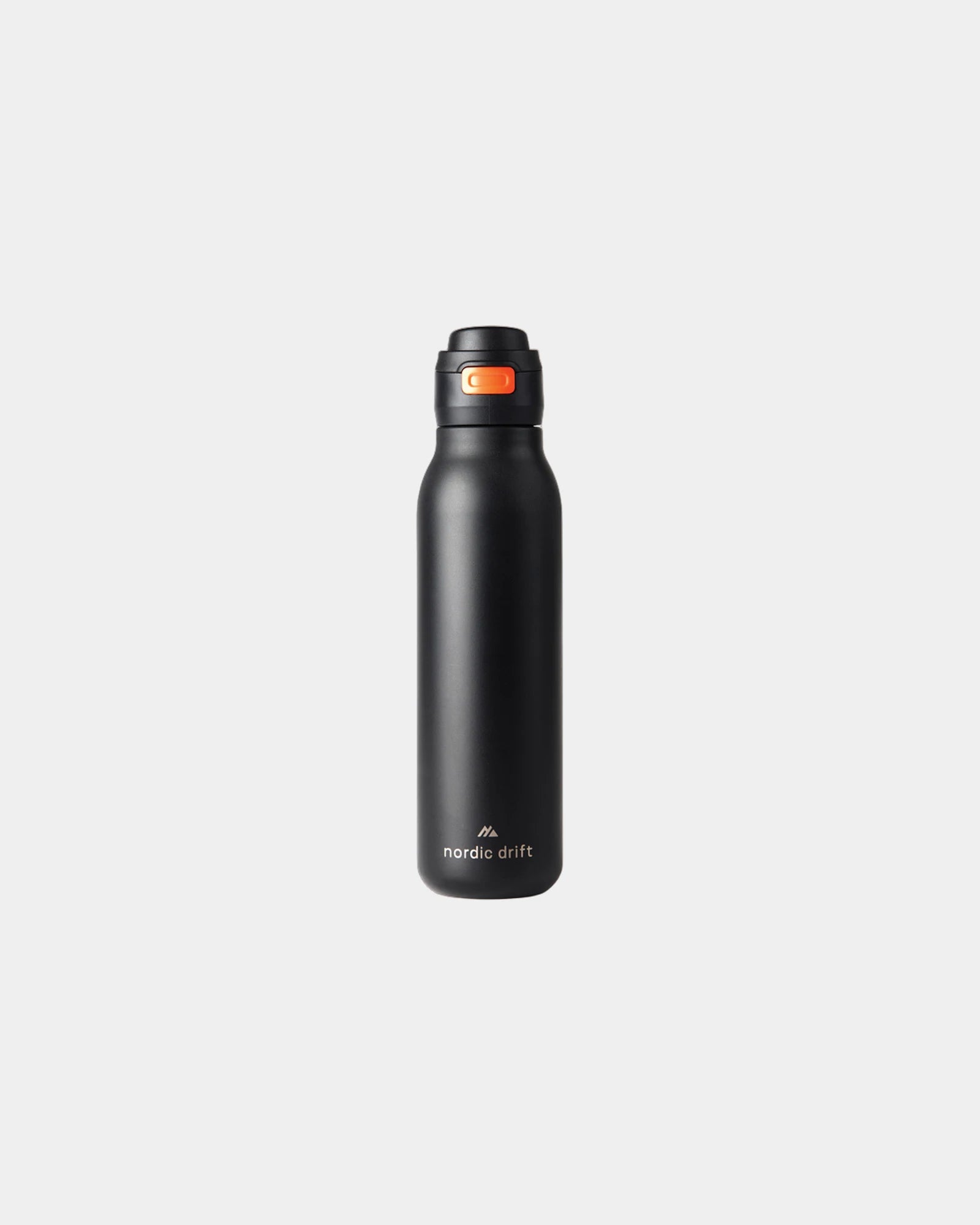 Promotional recycled stainless steel water bottle 750ml - Black