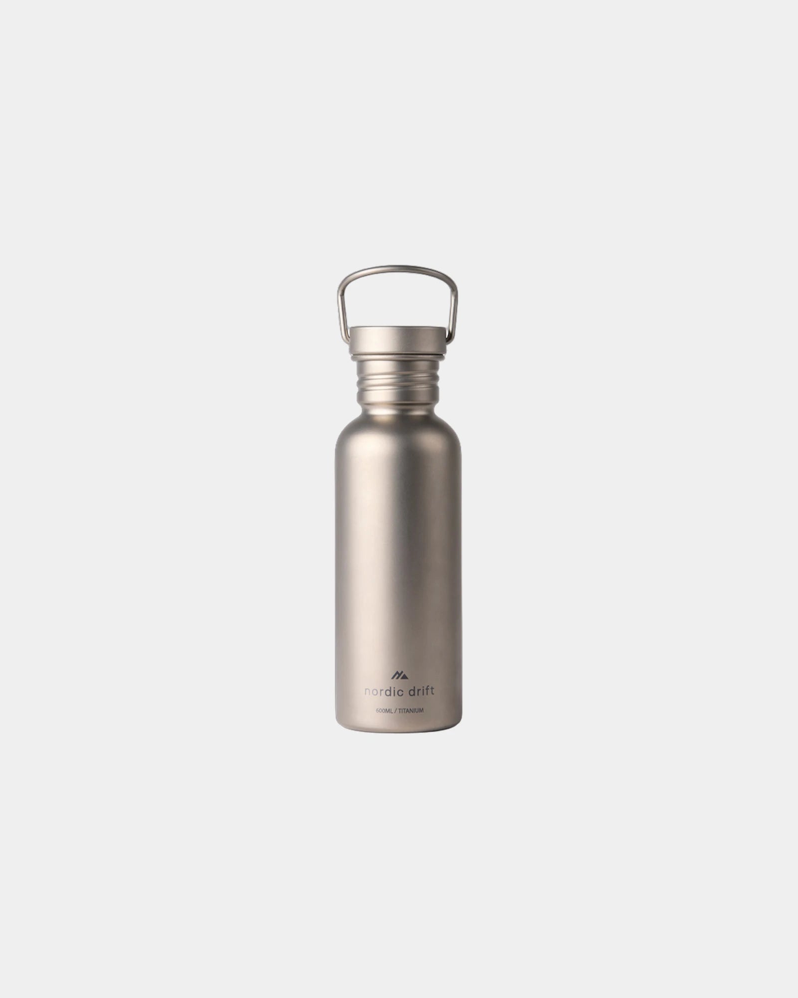 Promotional ultra-light titanium water bottle 600ml - Silver