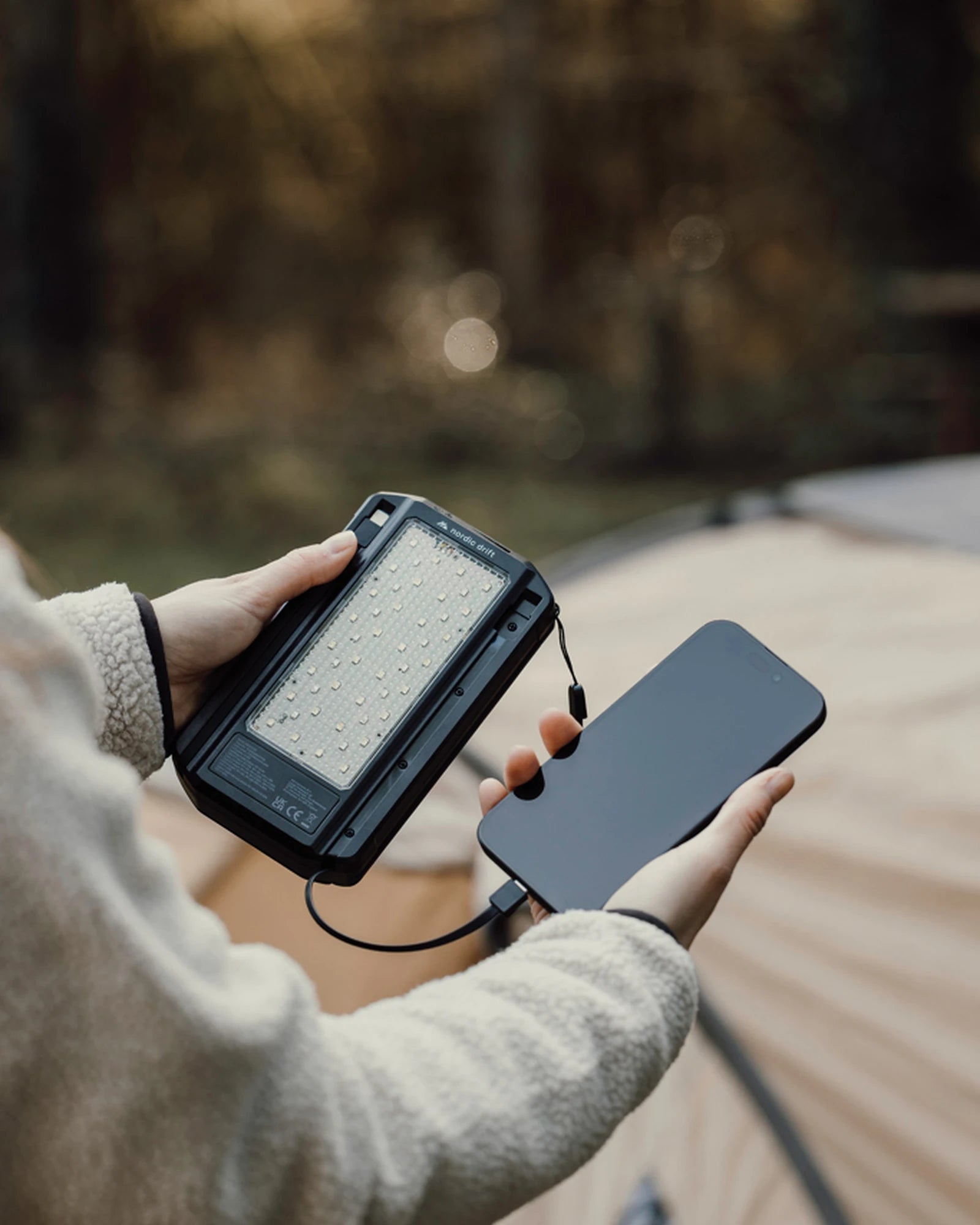 Promotional solar power bank 10,000mAh Nordic Drift Titan - 5