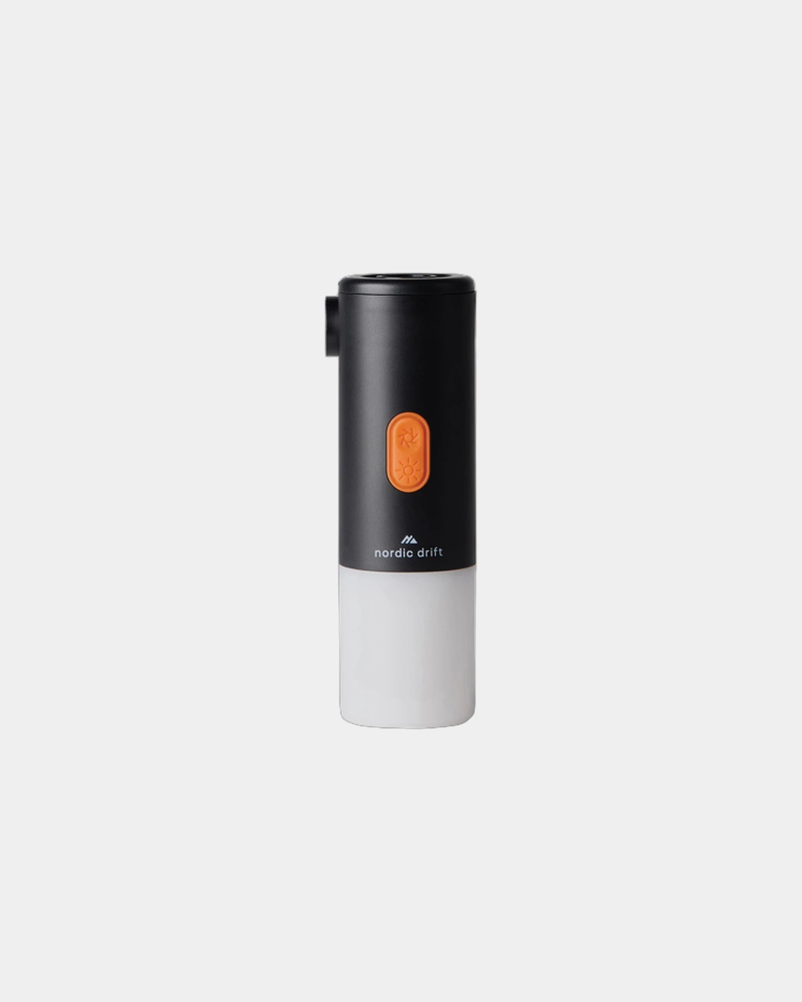 Promotional camping lamp with air pump - Black