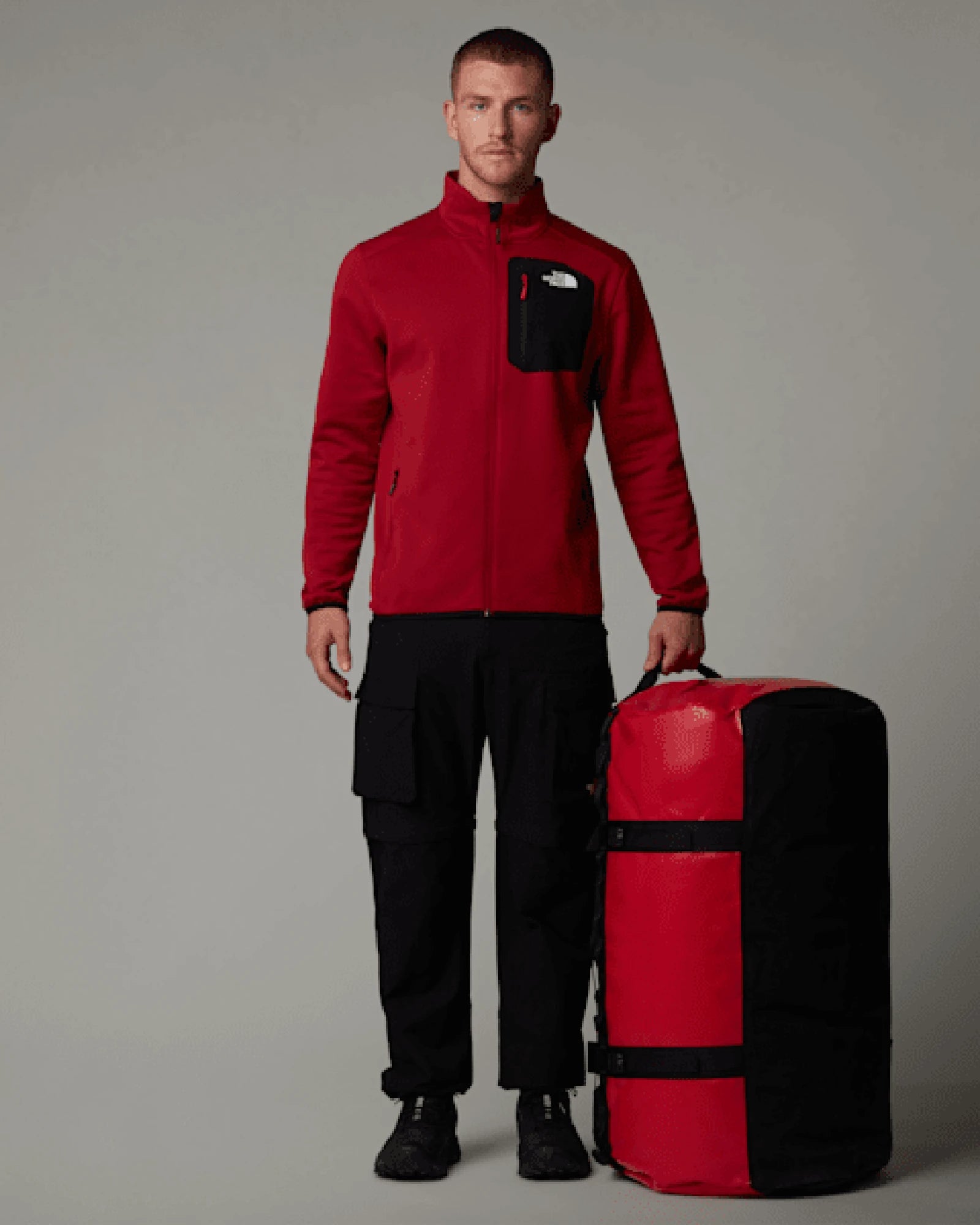 Custom recycled polyester duffel bag The North Face Base - 18