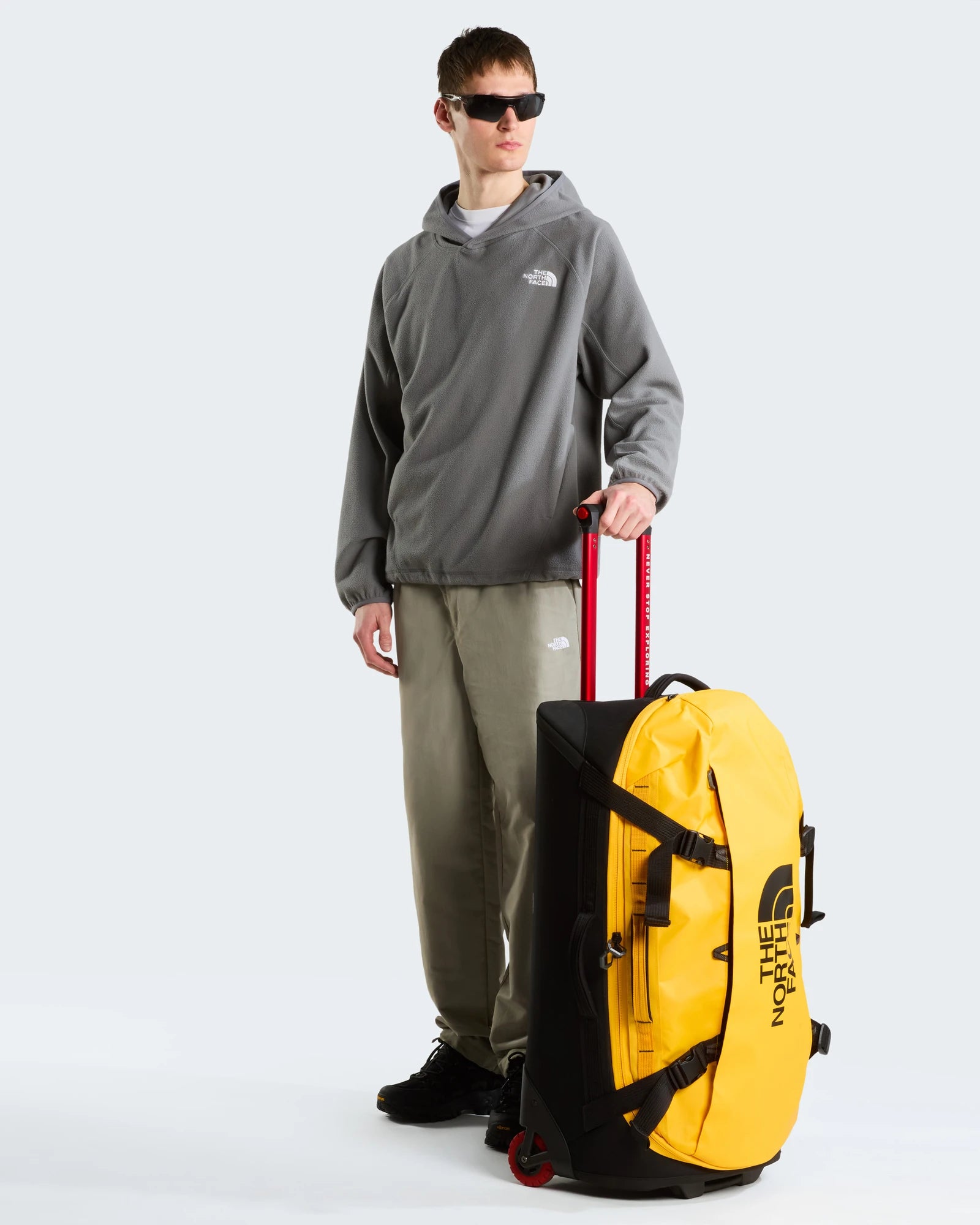 Custom recycled polyester suitcase The North Face Base Camp - 6