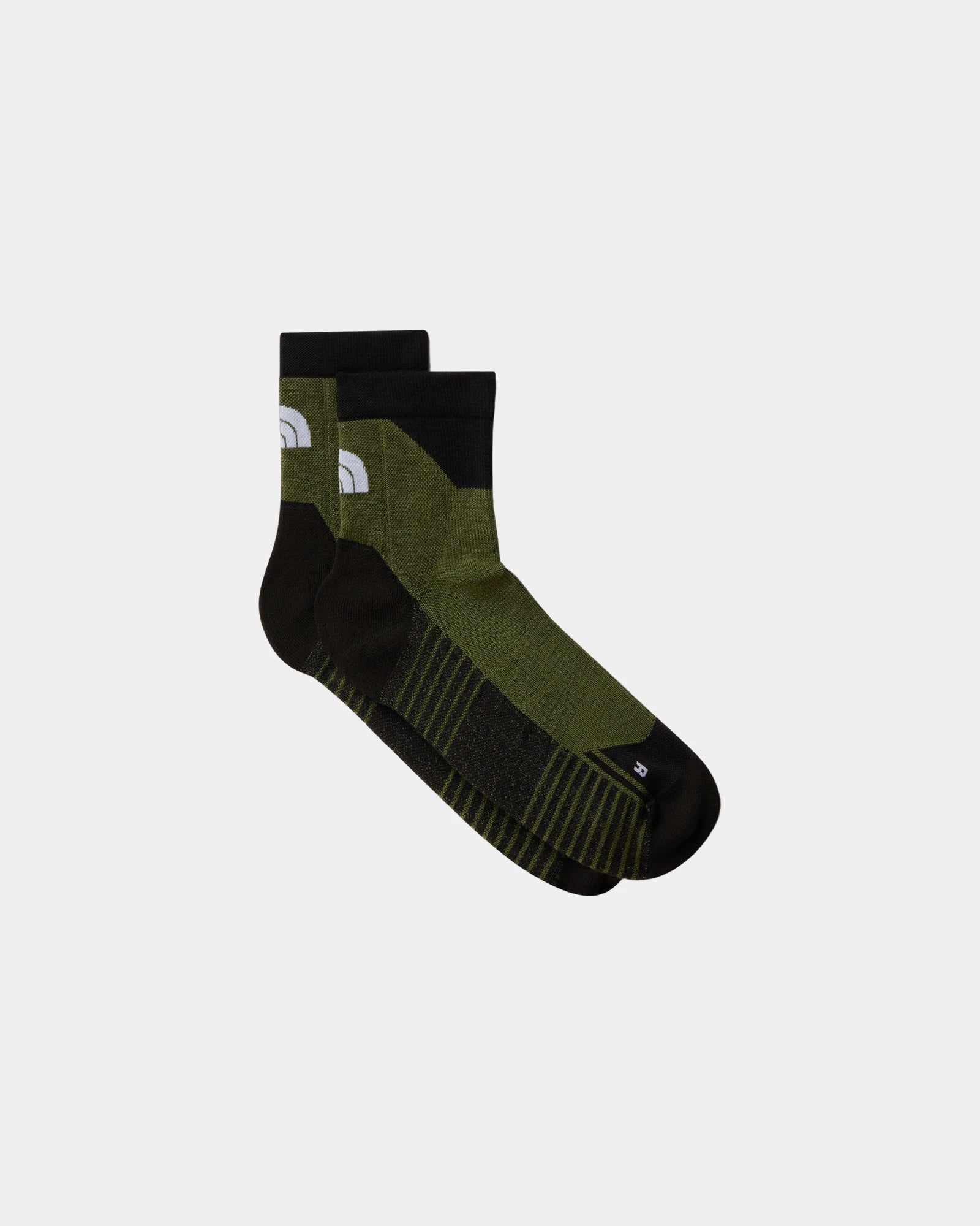 Custom low-cut hiking socks The North Face - Bark Mist-Woodland Green-Tnf Black