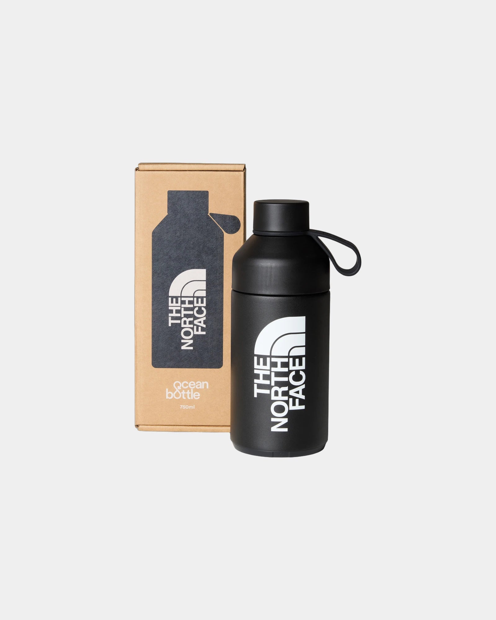 Custom recycled stainless steel water bottle The North Face - Tnf Black