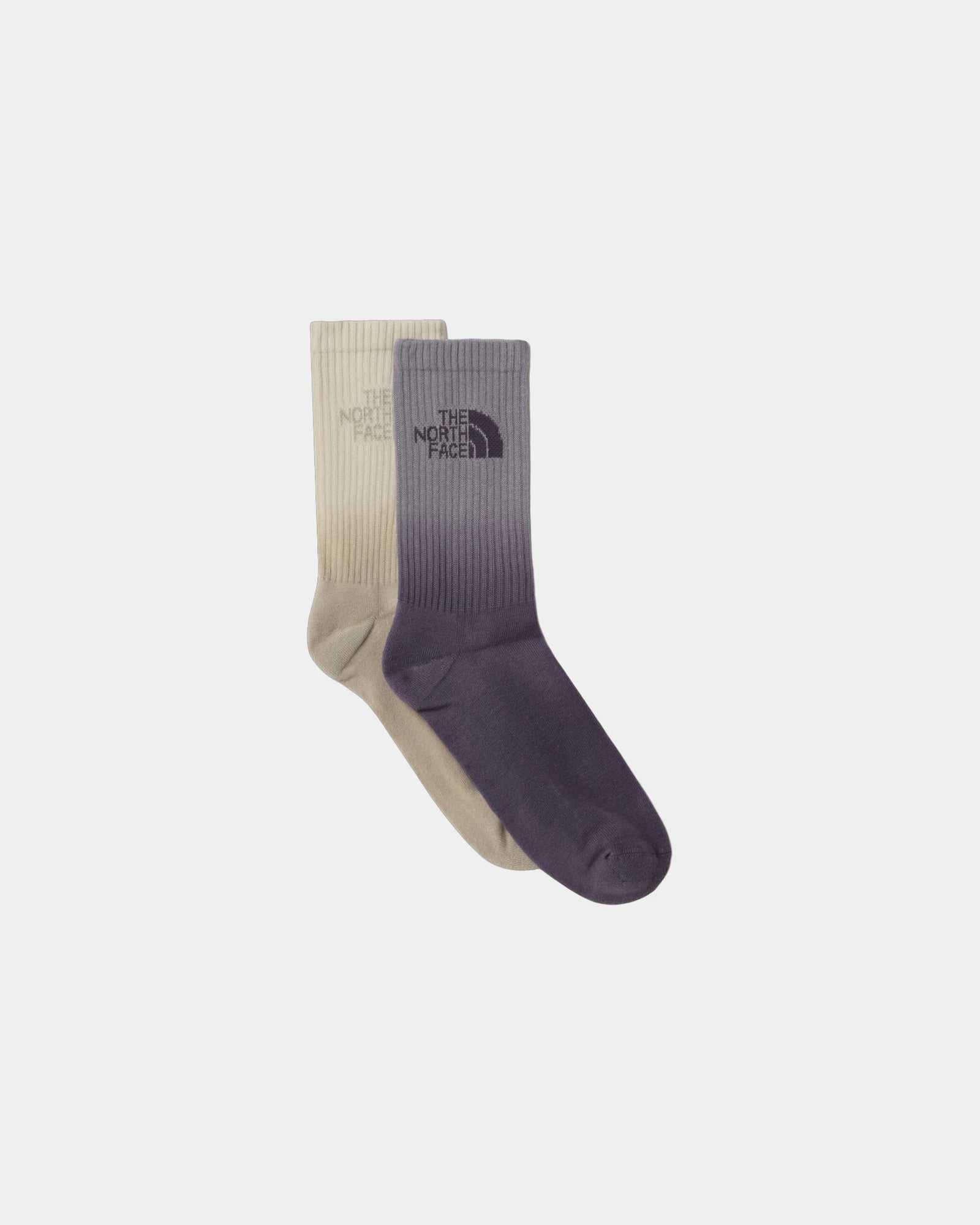 Custom lightweight mid-calf socks The North Face Everyday - Transcendent Grey-Endless Dusk-Stone Slab-Desert Stone