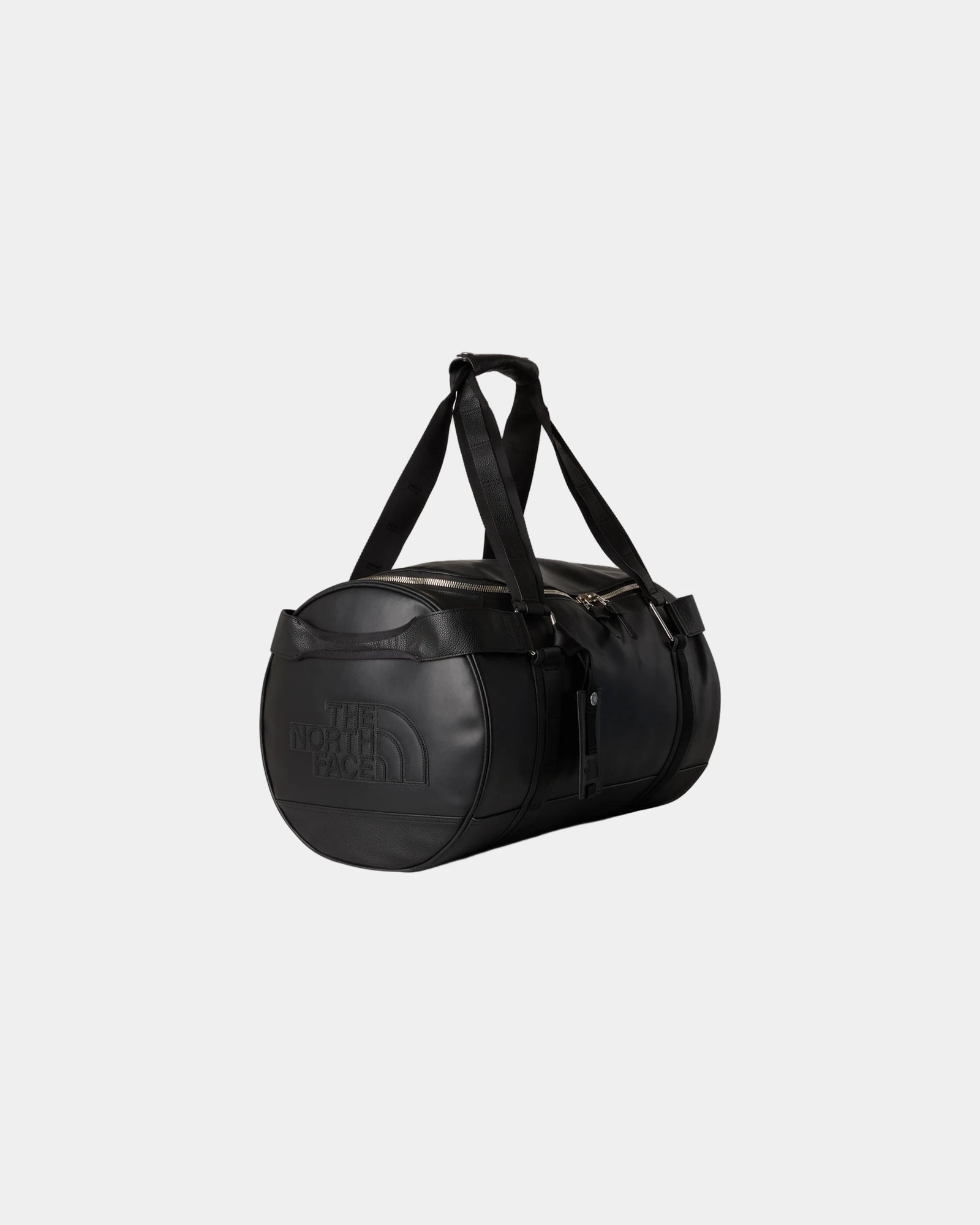 Custom leather duffel bag The North Face Base Camp - Tnf Black