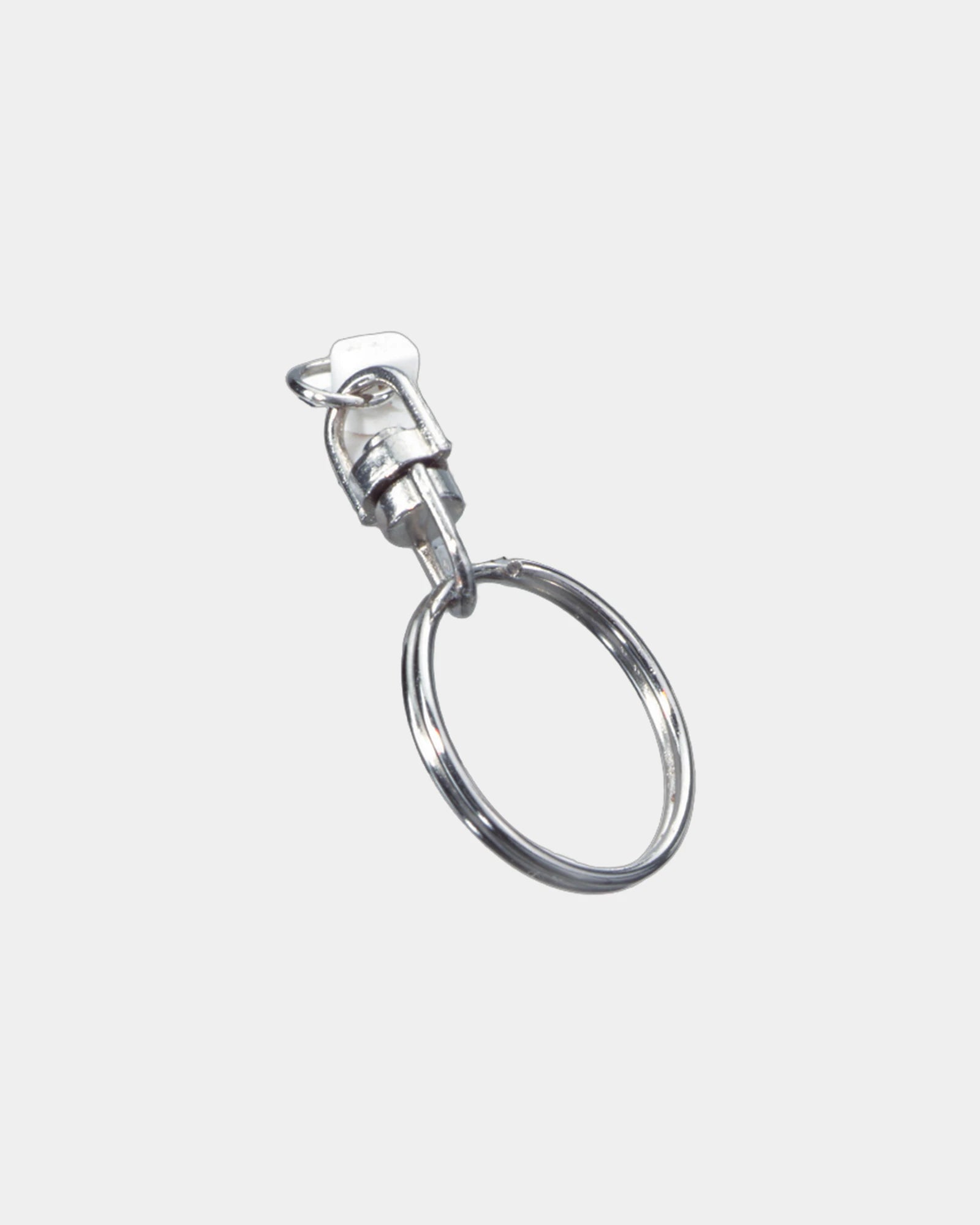Promotional ABS mini folding ruler keychain - White