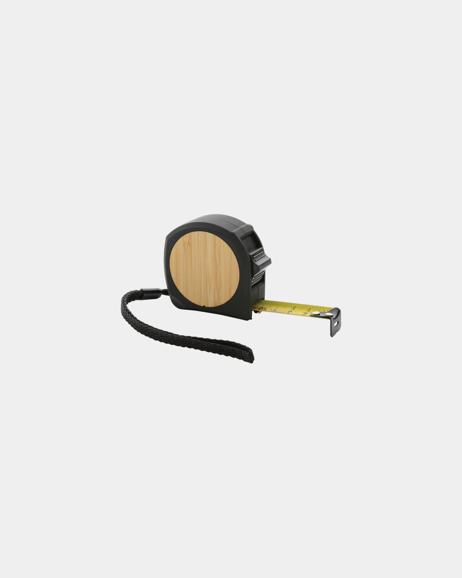 Promotional recycled plastic 5M tape measure - Black