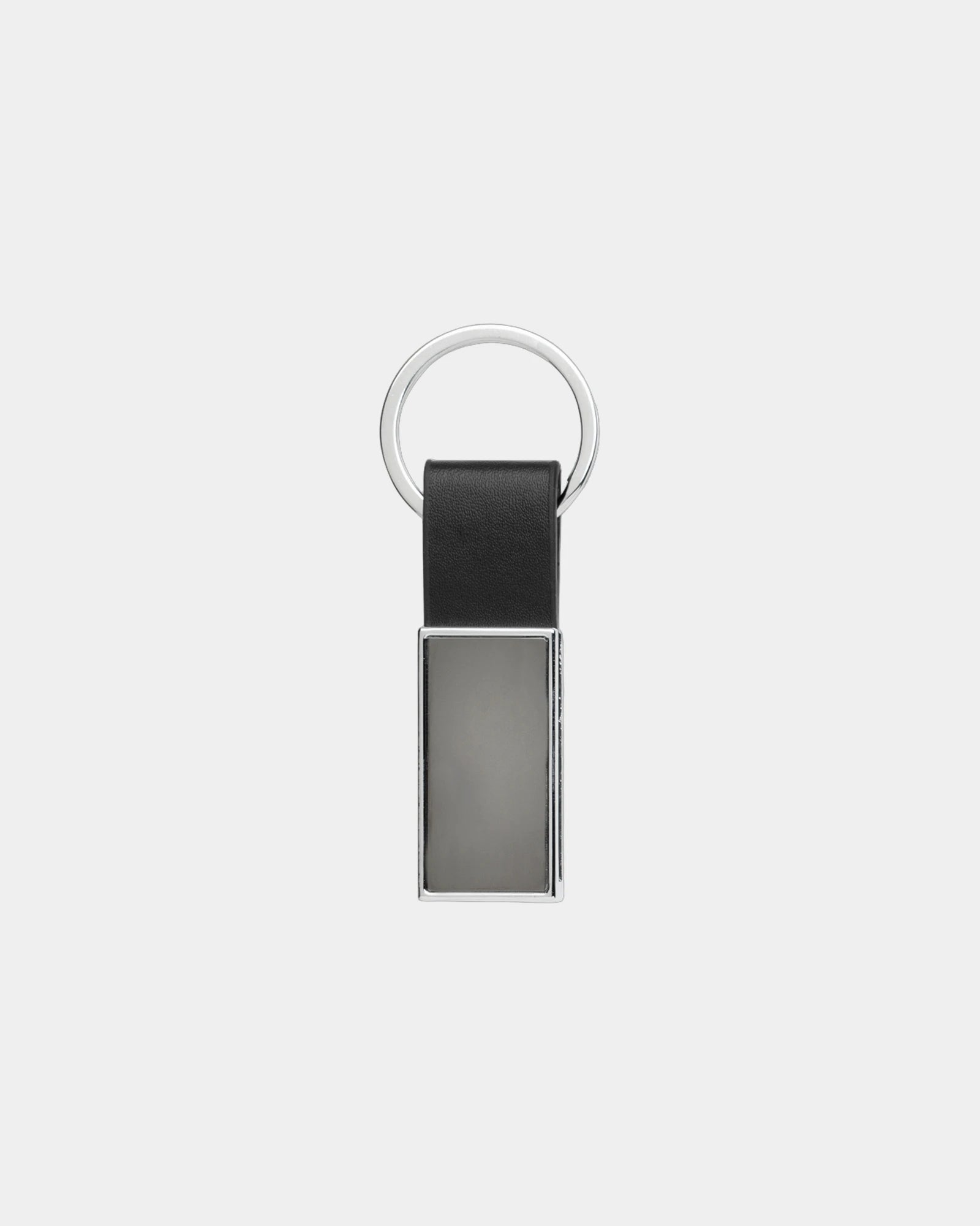 Promotional recycled zinc alloy keychain - Black