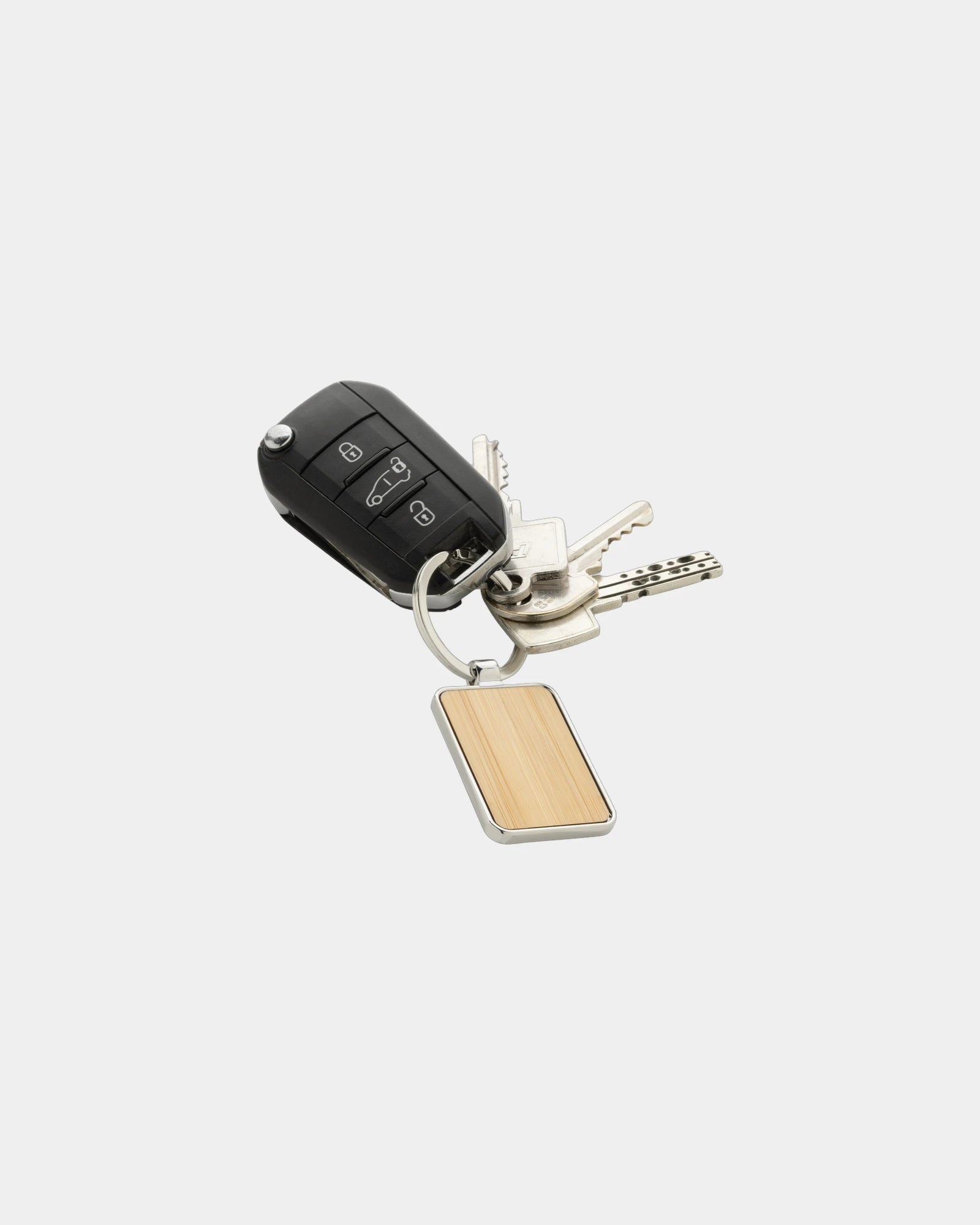 Promotional recycled zinc alloy keychain - 1