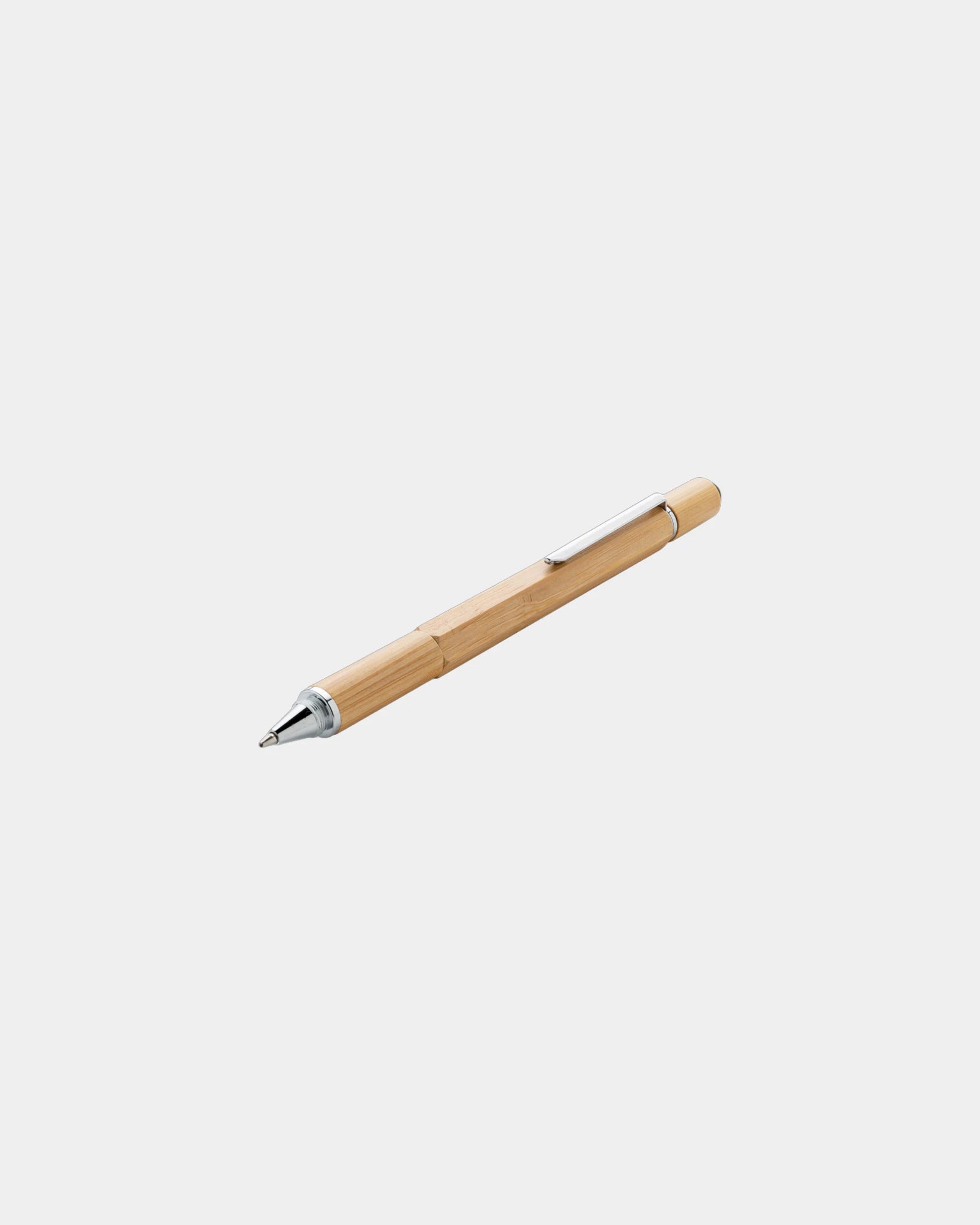 Promotional bamboo multifunctional tool pen - Brown