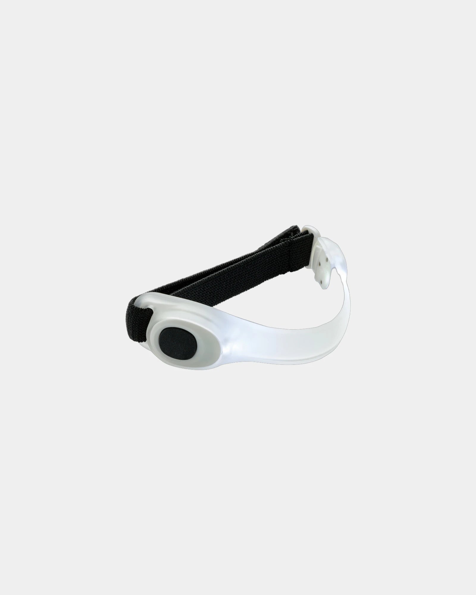 Promotional LED safety strap for outdoor activities - White
