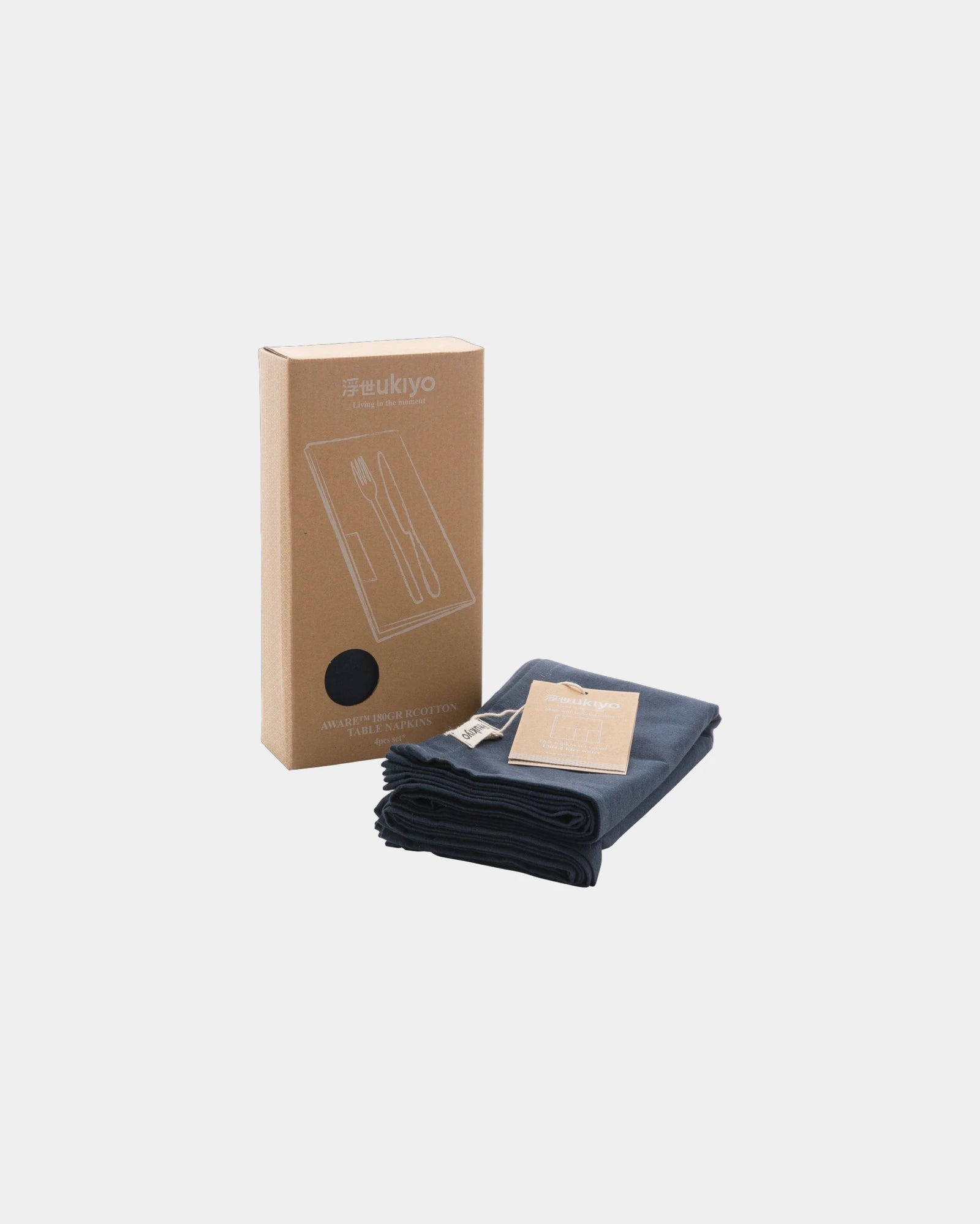 Promotional recycled cotton table napkins 45x45cm - 11