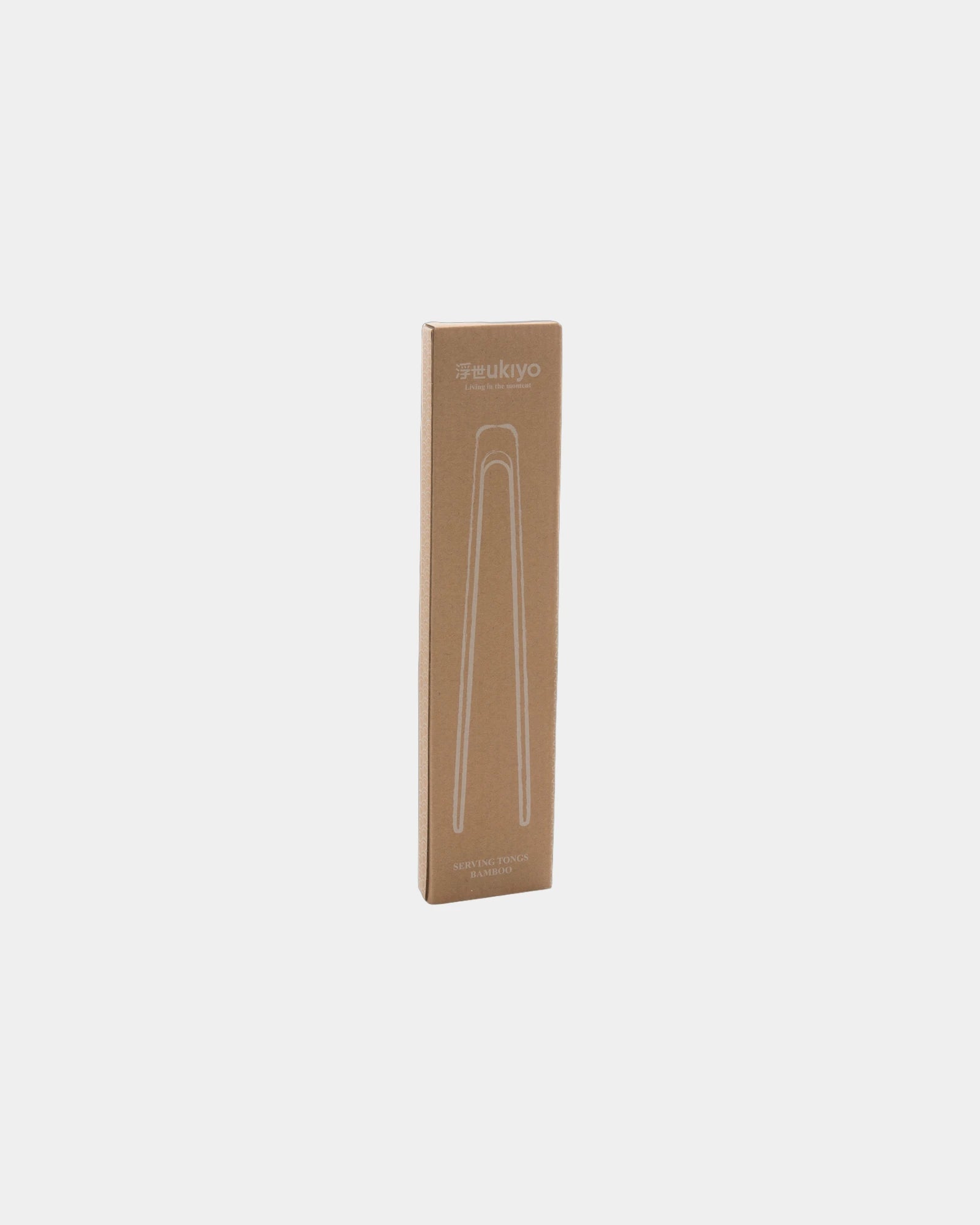 Promotional bamboo serving tongs - 3