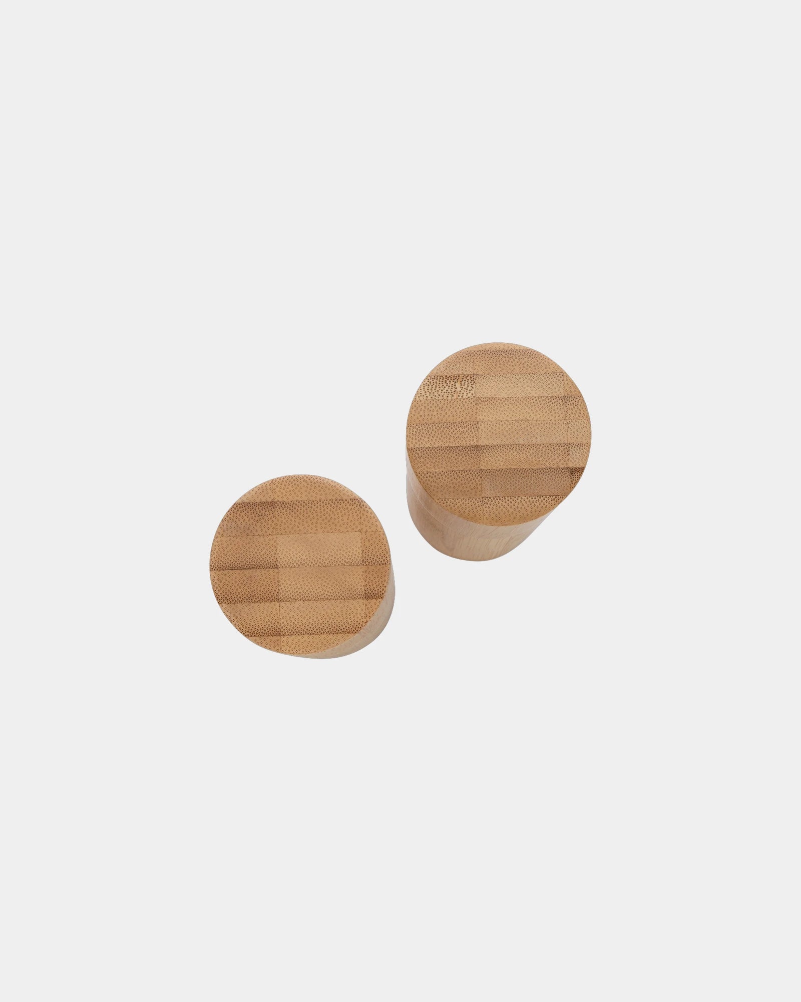 Promotional bamboo salt and pepper set - 4
