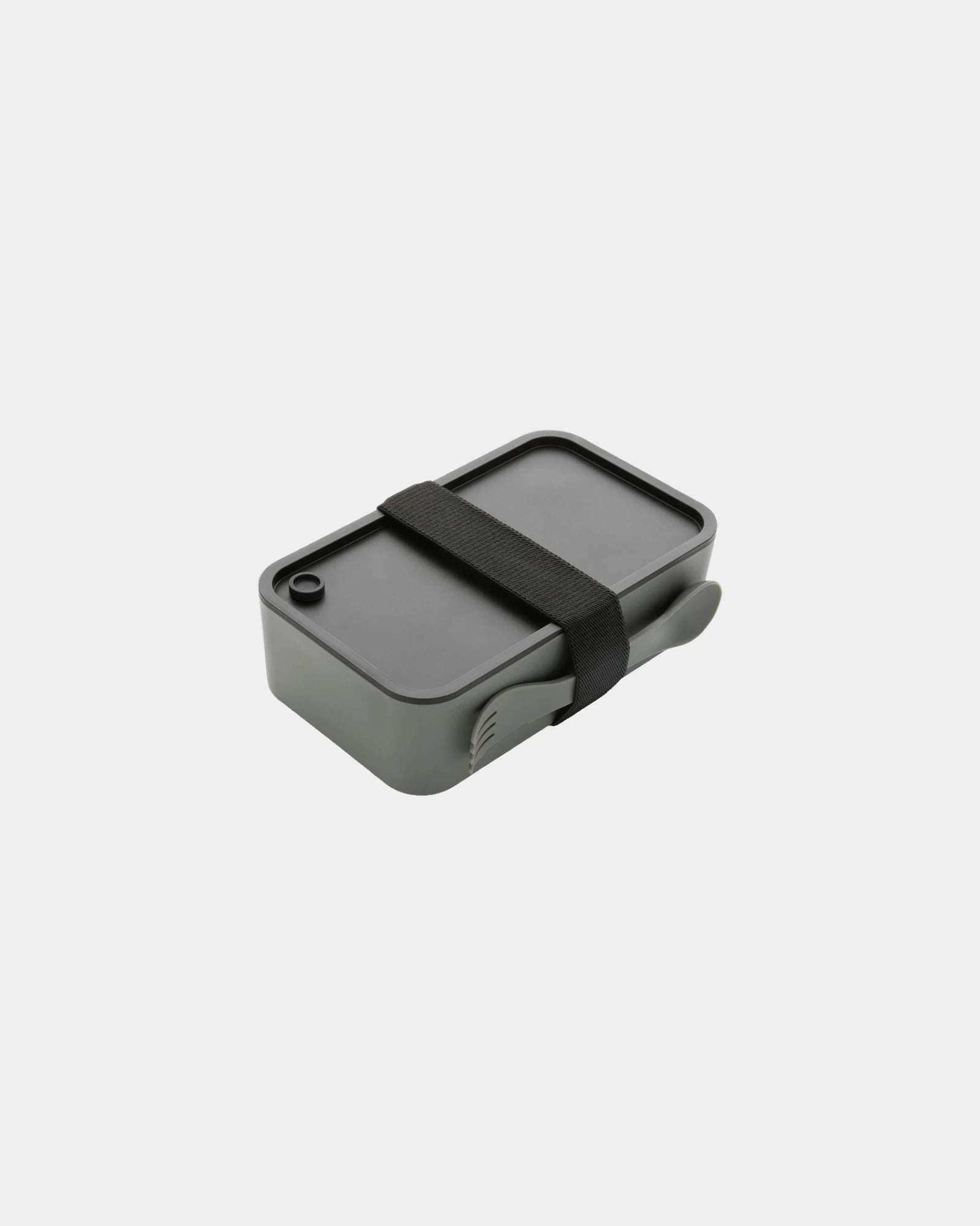 Promotional eco-friendly lunch box 0.8L with cutlery - Grey